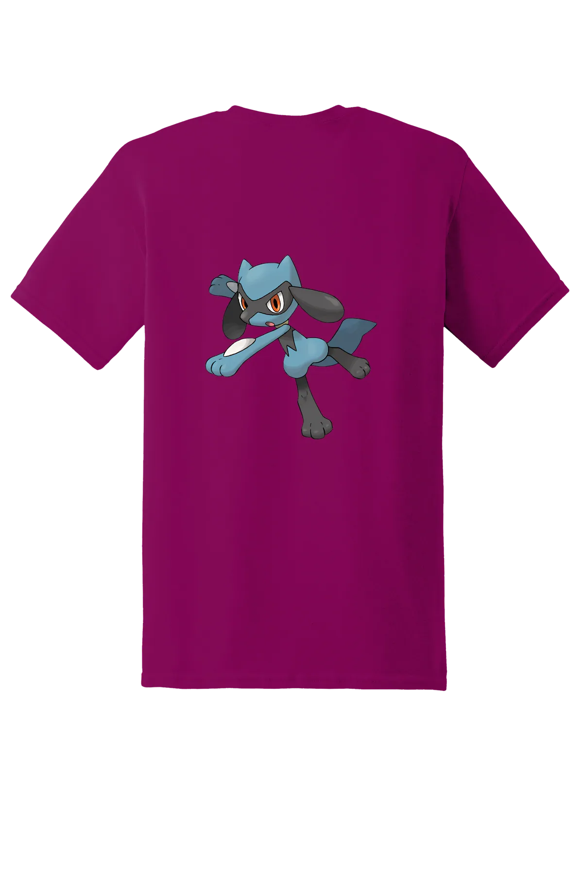 Pokemon Riolu Tee, Berry, back print
