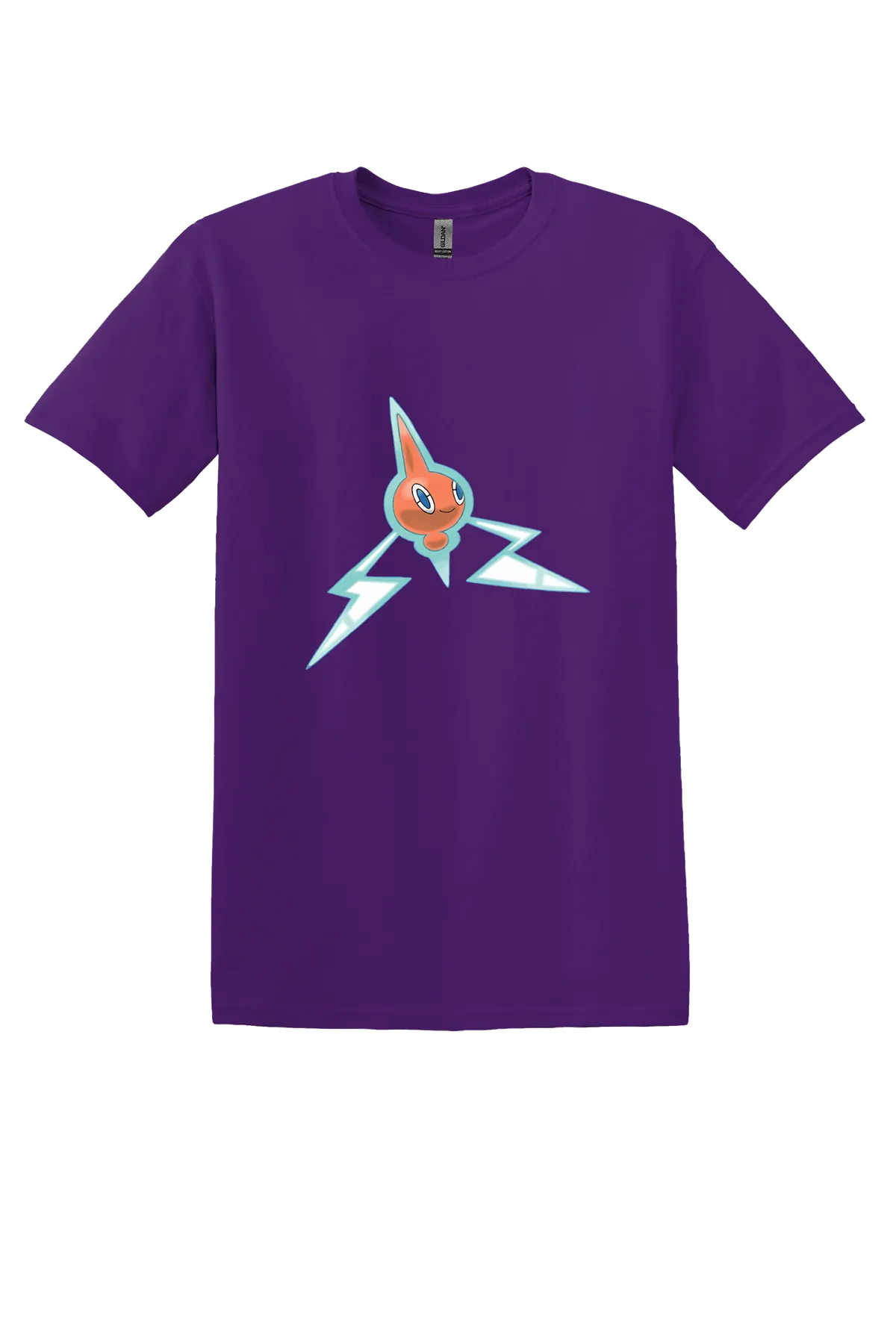 Pokemon Rotom Tee, Purple, front print