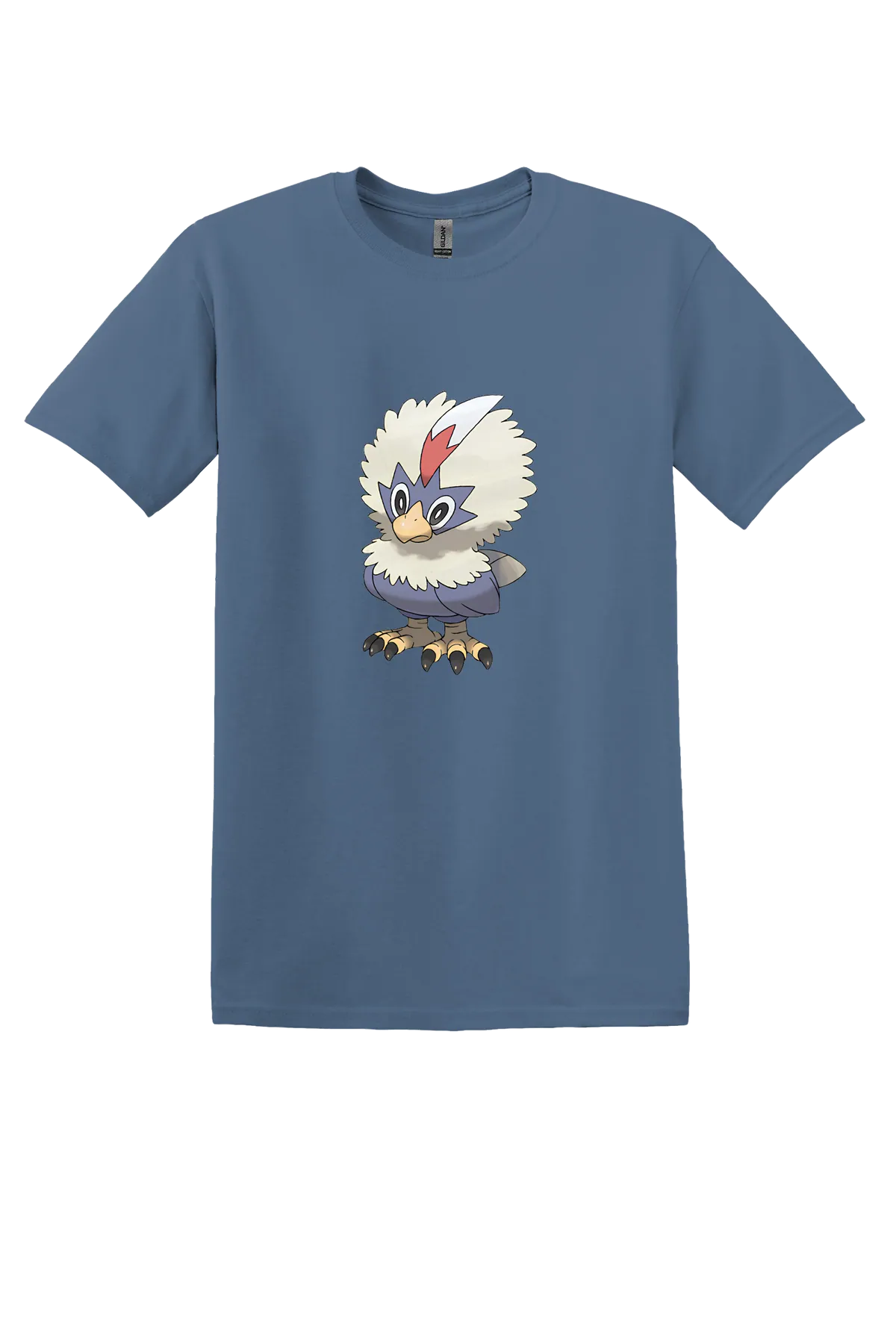 Pokemon Rufflet Tee, Indigo Blue, front print