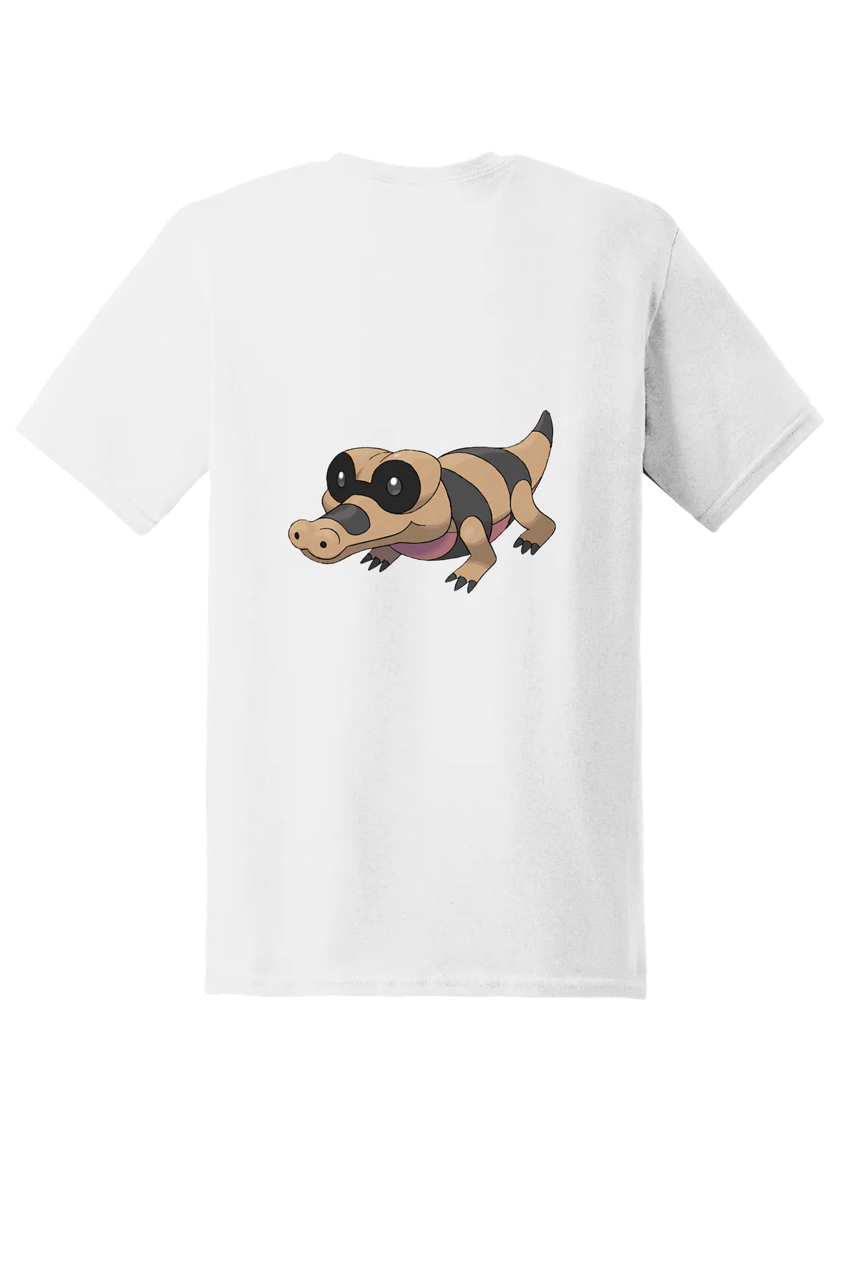 Pokemon Sandile Tee, White, back print