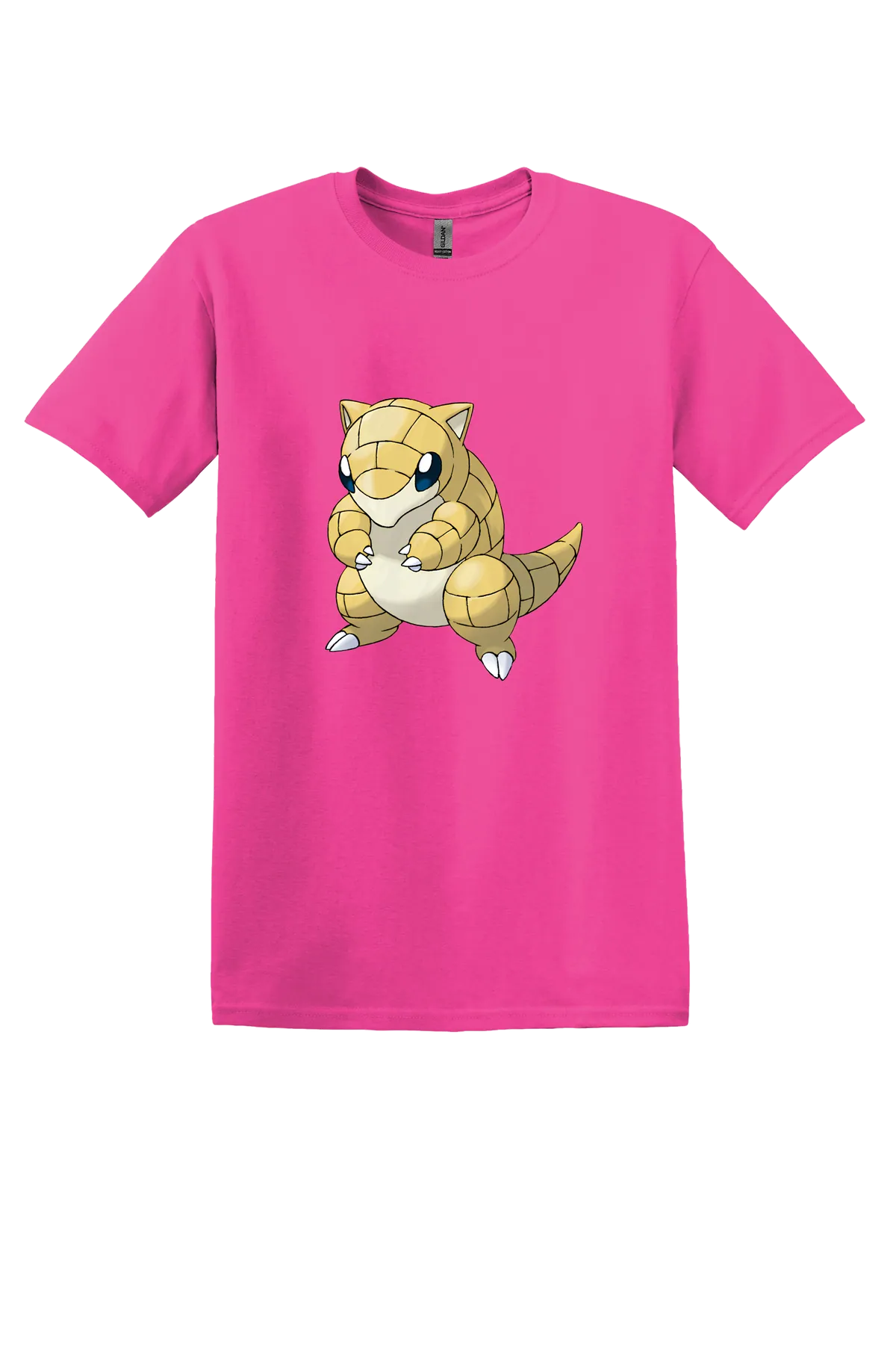 Pokemon Sandshrew Tee, Heliconia, front print