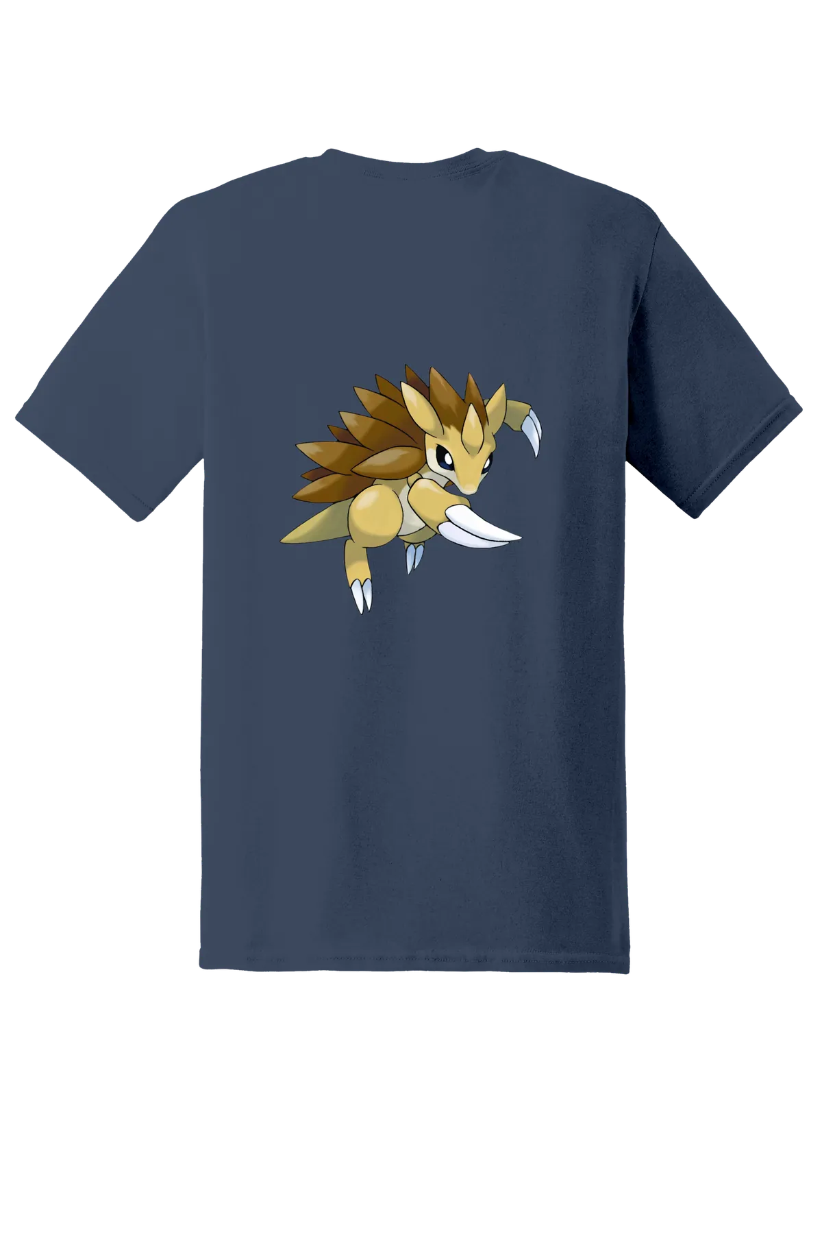 Pokemon Sandslash Tee, Blue Dusk, back print