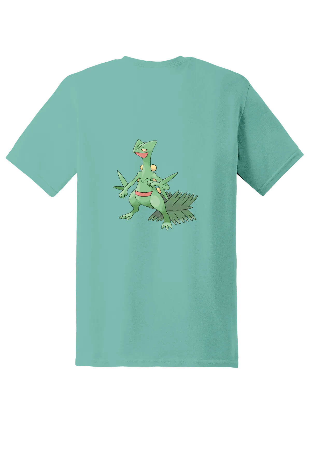 Pokemon Sceptile Tee, Aquatic, back print