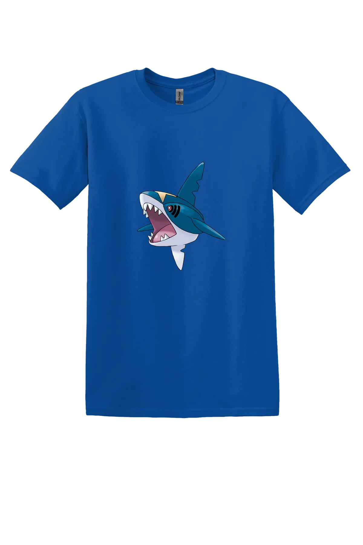 Pokemon Sharpedo Tee, Royal, front print
