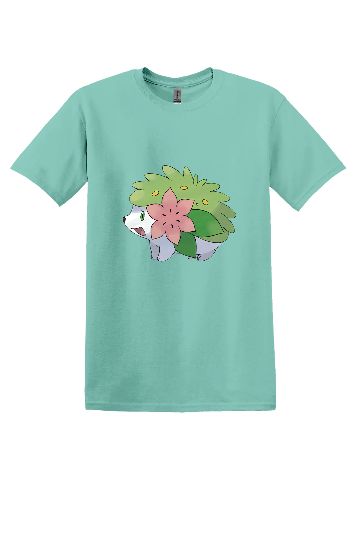 Pokemon Shaymin Tee, Aquatic, front print