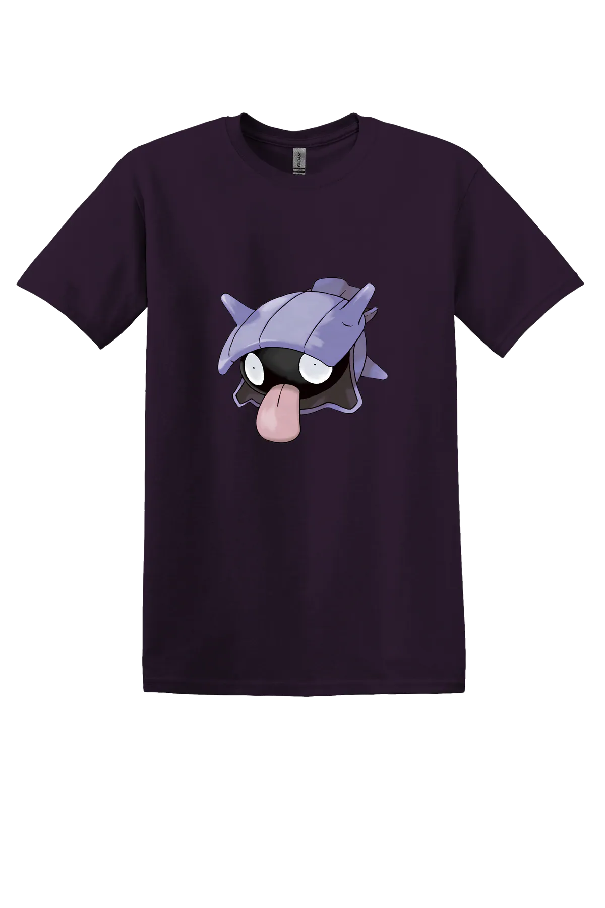 Pokemon Shellder Tee, Blackberry, front print