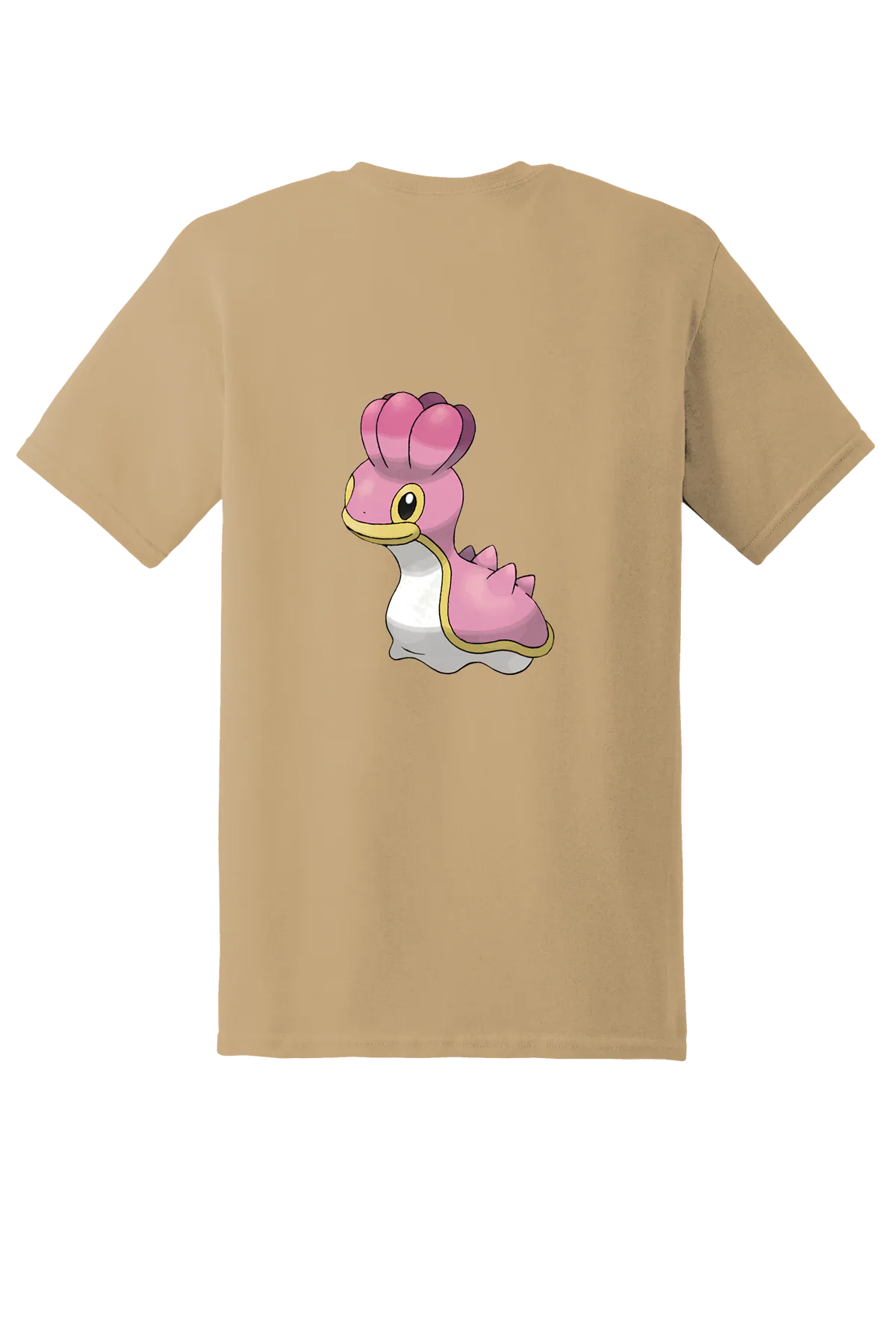 Pokemon Shellos Tee, Old Gold, back print