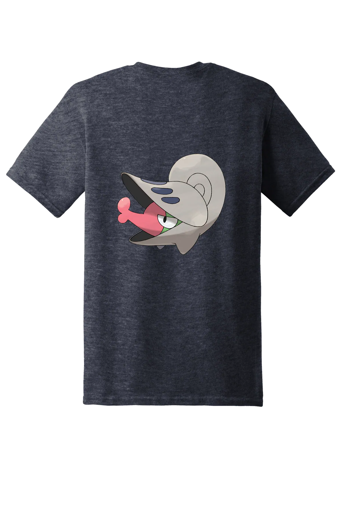 Pokemon Shelmet Tee, Heather Navy, back print