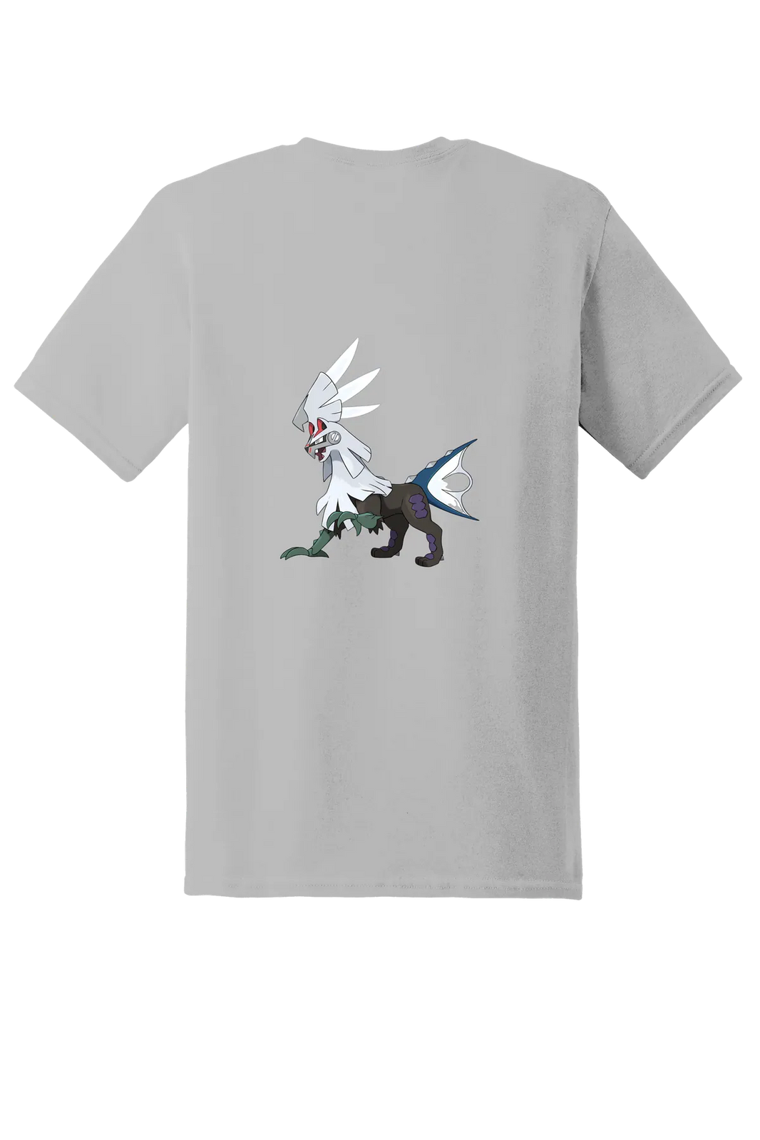 Pokemon Silvally Tee, Ice Grey, back print