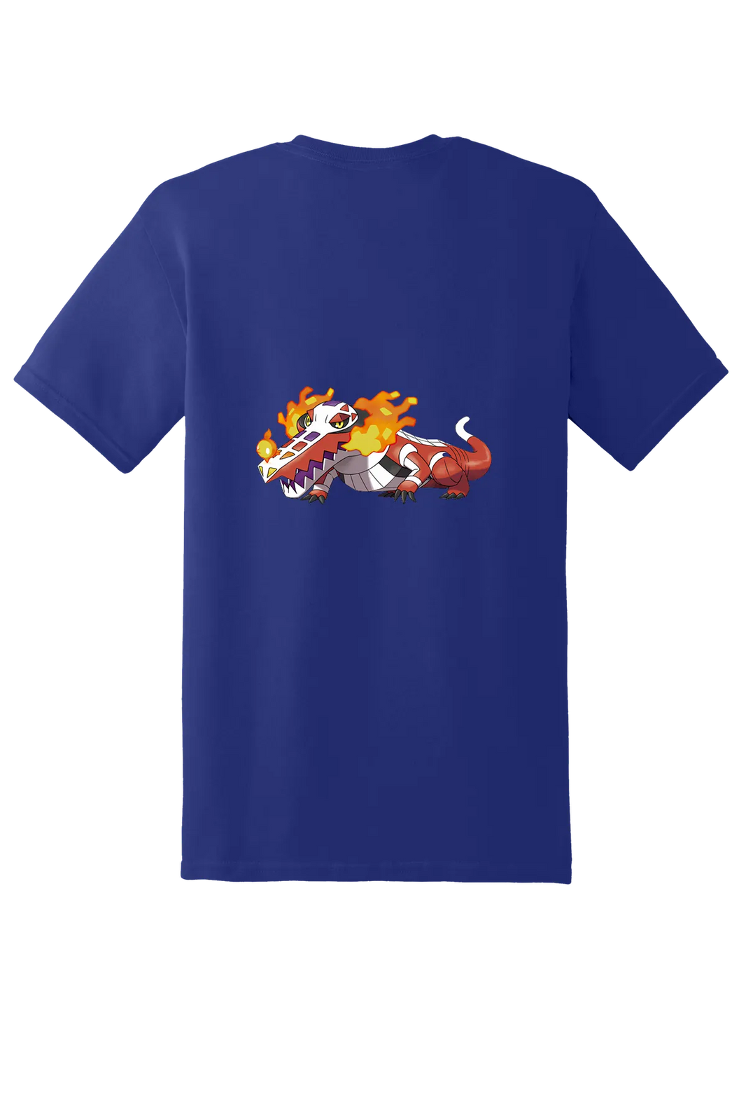 Pokemon Skeledirge911 Skeledirge Tee, Cobalt Purple, back print