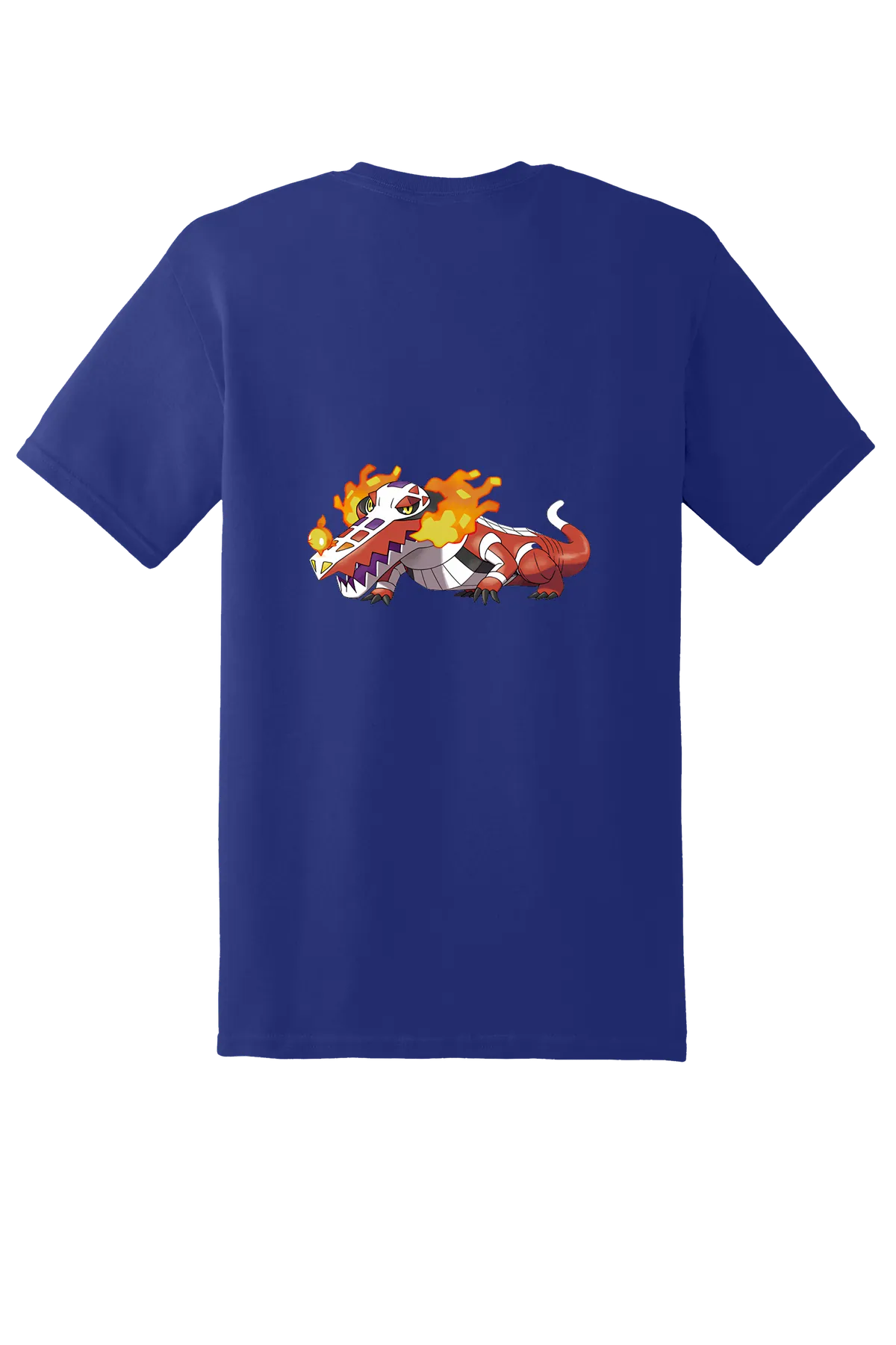 Pokemon Skeledirge911 Skeledirge Tee, Cobalt Purple, back print