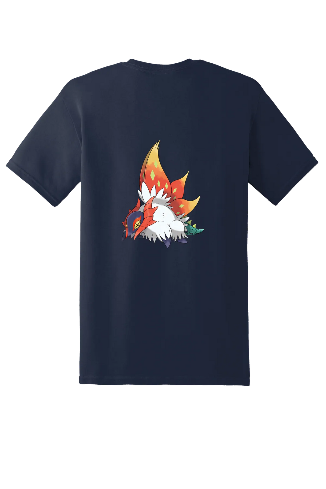Pokemon Slither Wing Tee, Navy, back print