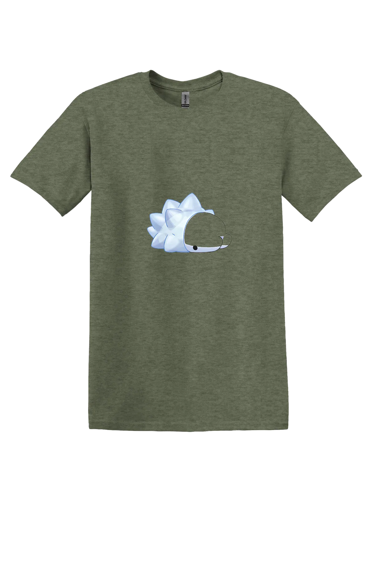 Pokemon Snom Tee, Heather Military Green, front print