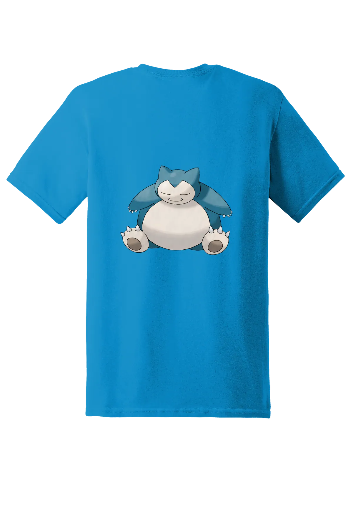 Pokemon Snorlax Tee, Sapphire, back print