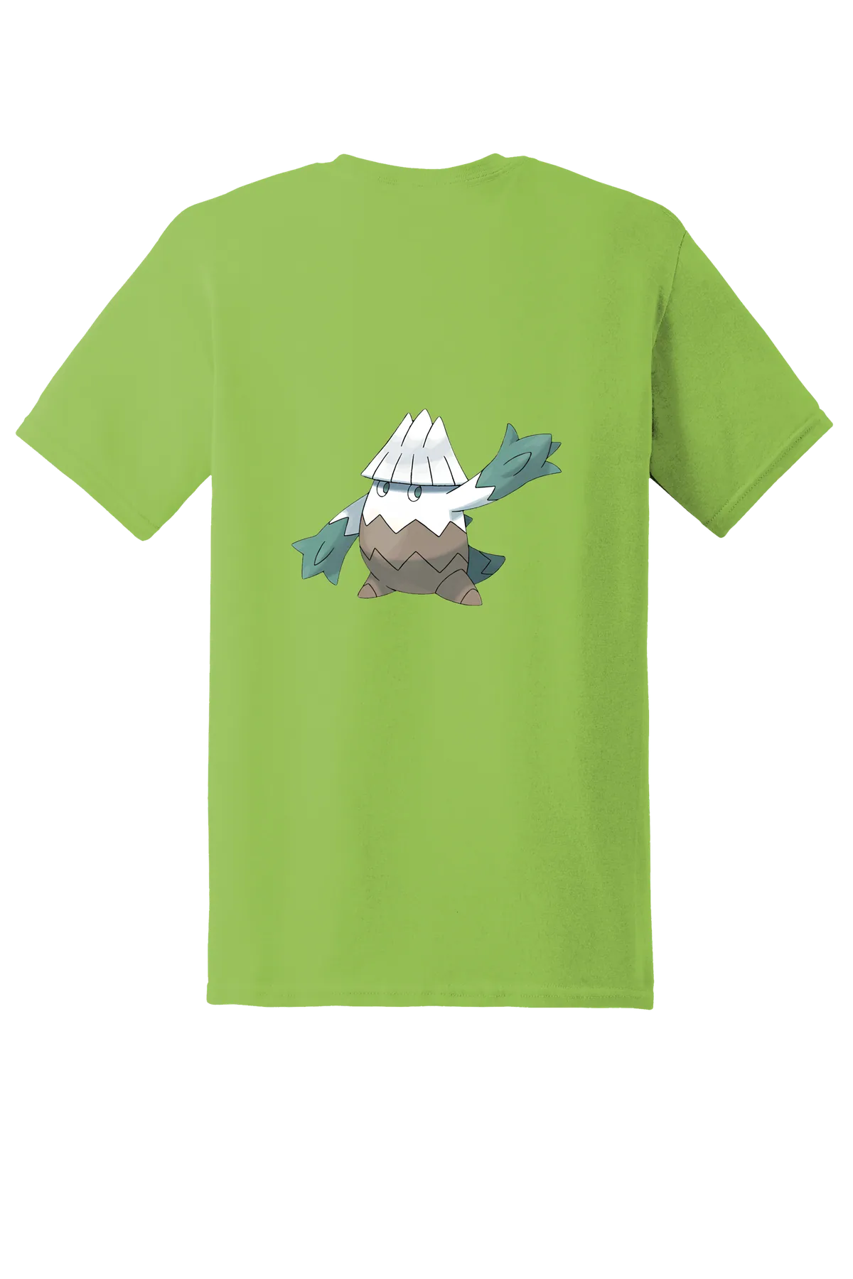 Pokemon Snover Tee, Kiwi, back print