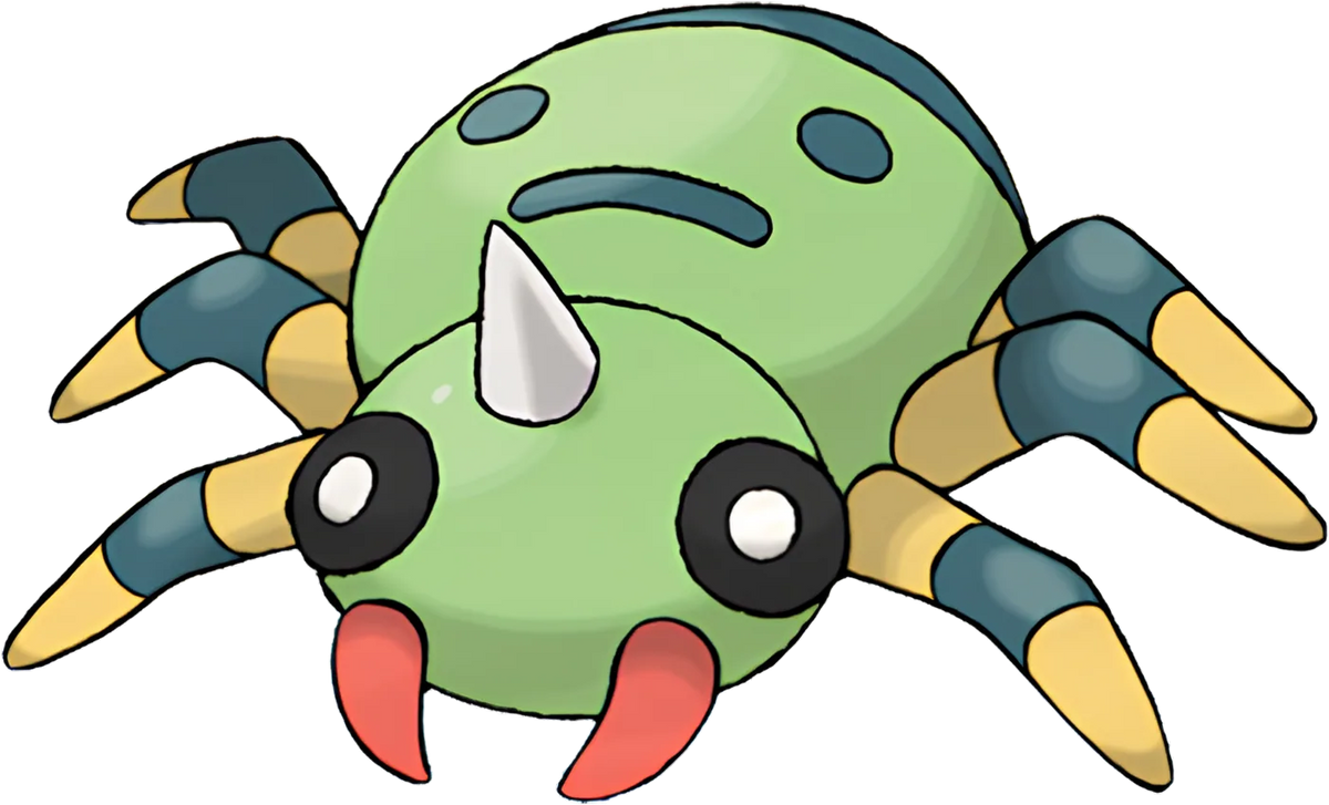 Pokemon Spinarak Tee, artwork, front print