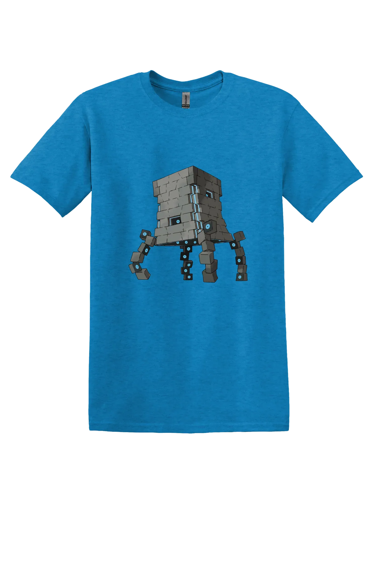 Pokemon Stakataka Tee, Heather Sapphire, front print
