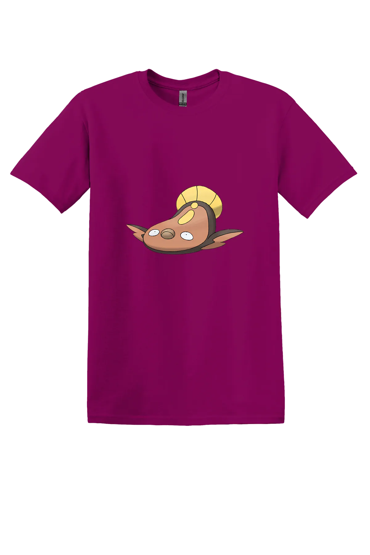 Pokemon Stunfisk Tee, Berry, front print