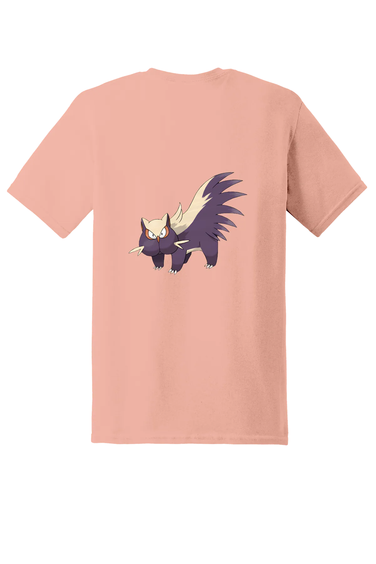 Pokemon Stunky Tee, Dusty Rose, back print
