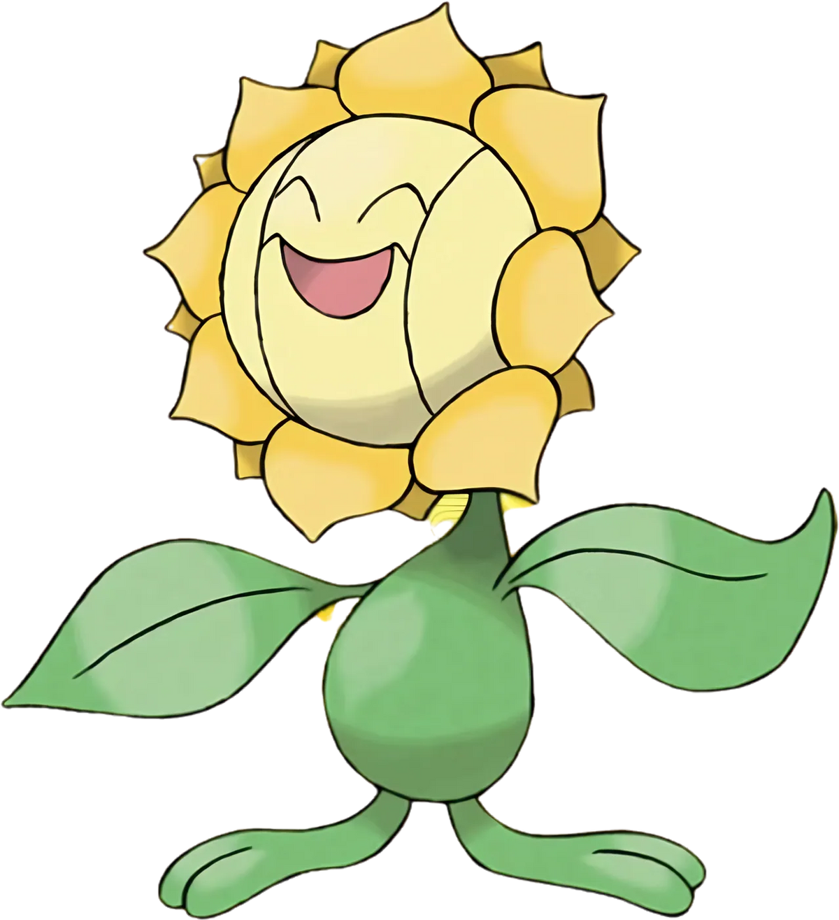 Pokemon Sunflora Tee, artwork, front print