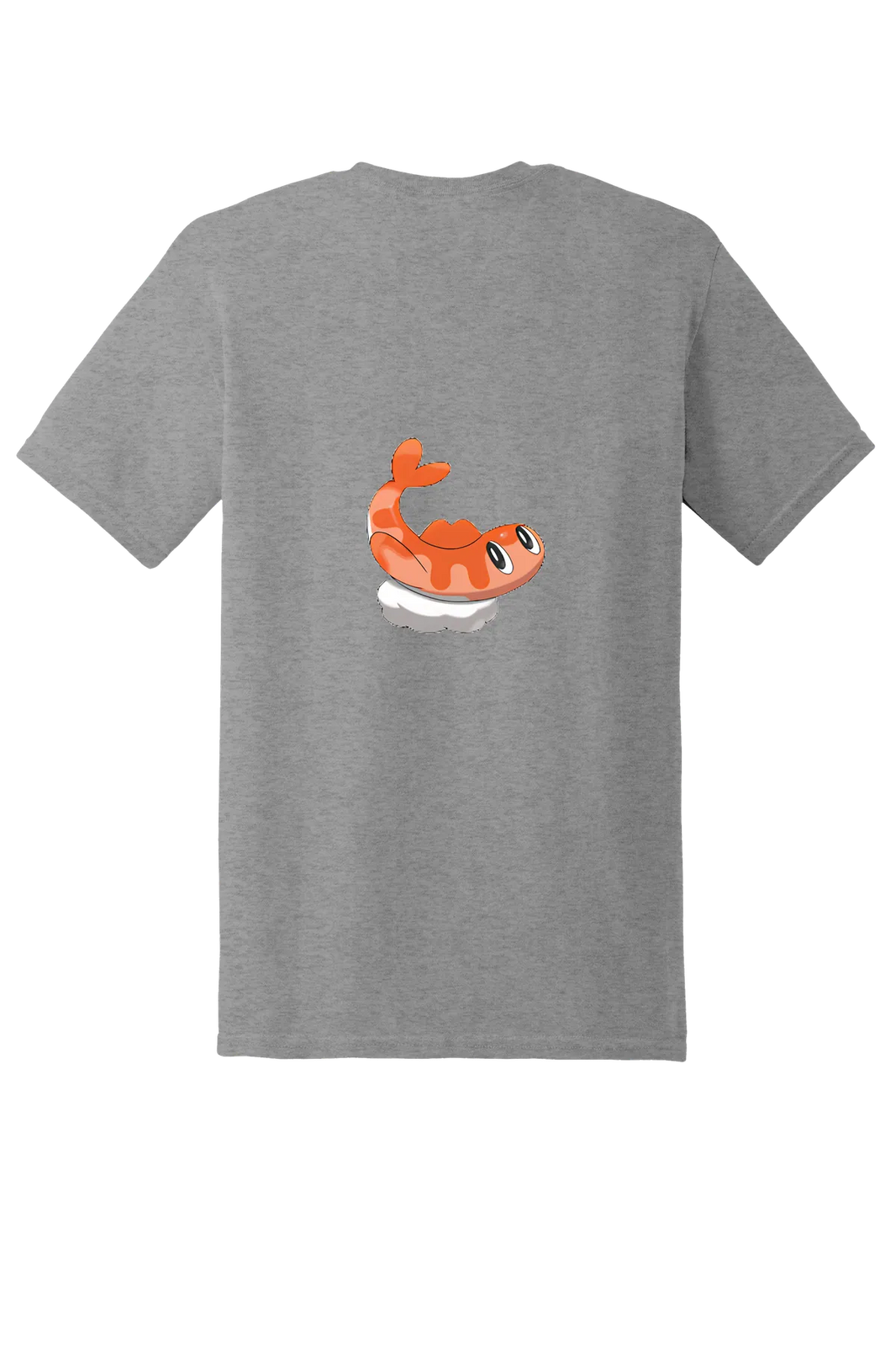 Pokemon Tatsugiri Tee, Sport Grey, back print