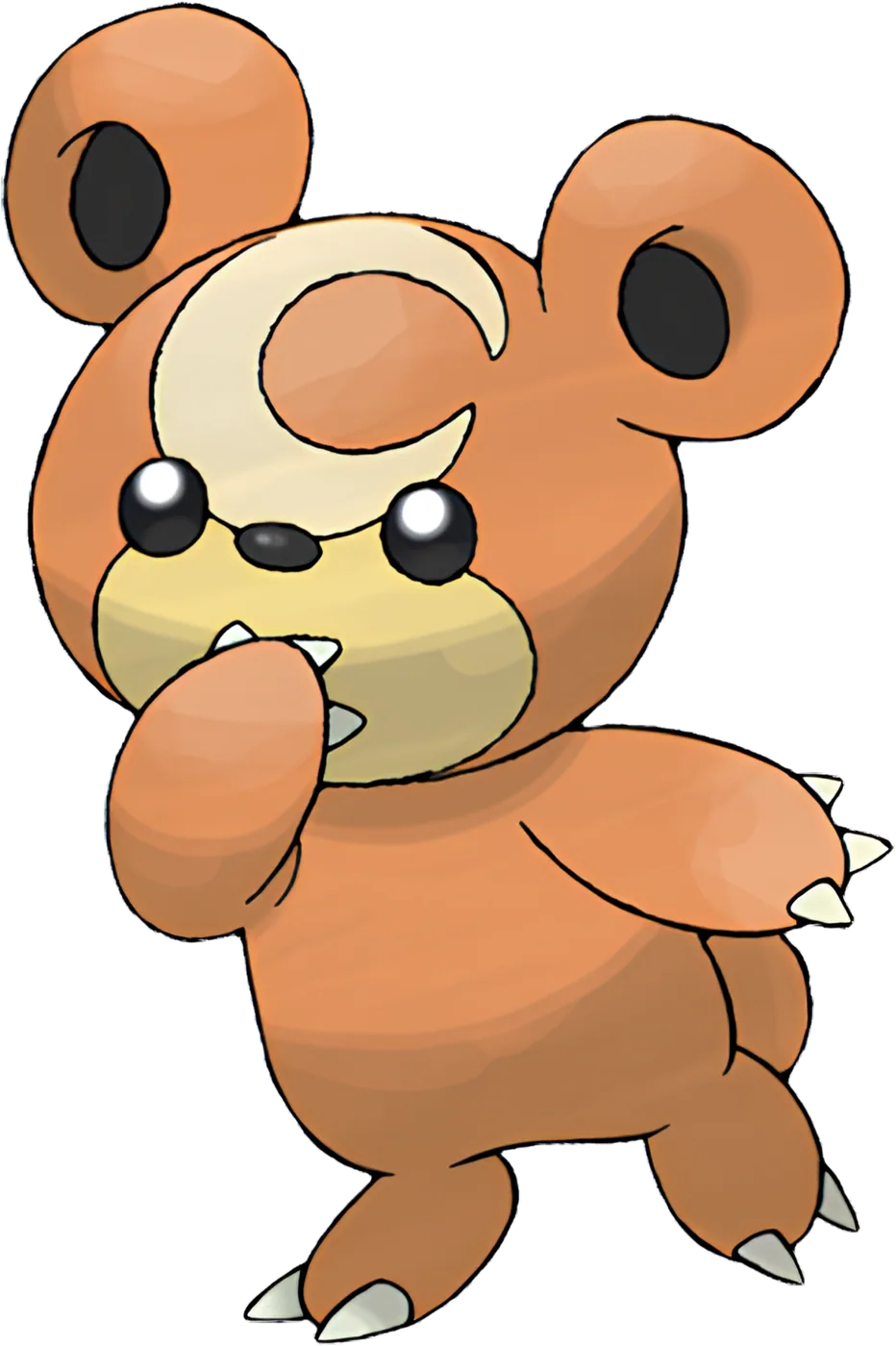 Pokemon Teddiursa Tee, artwork, front print