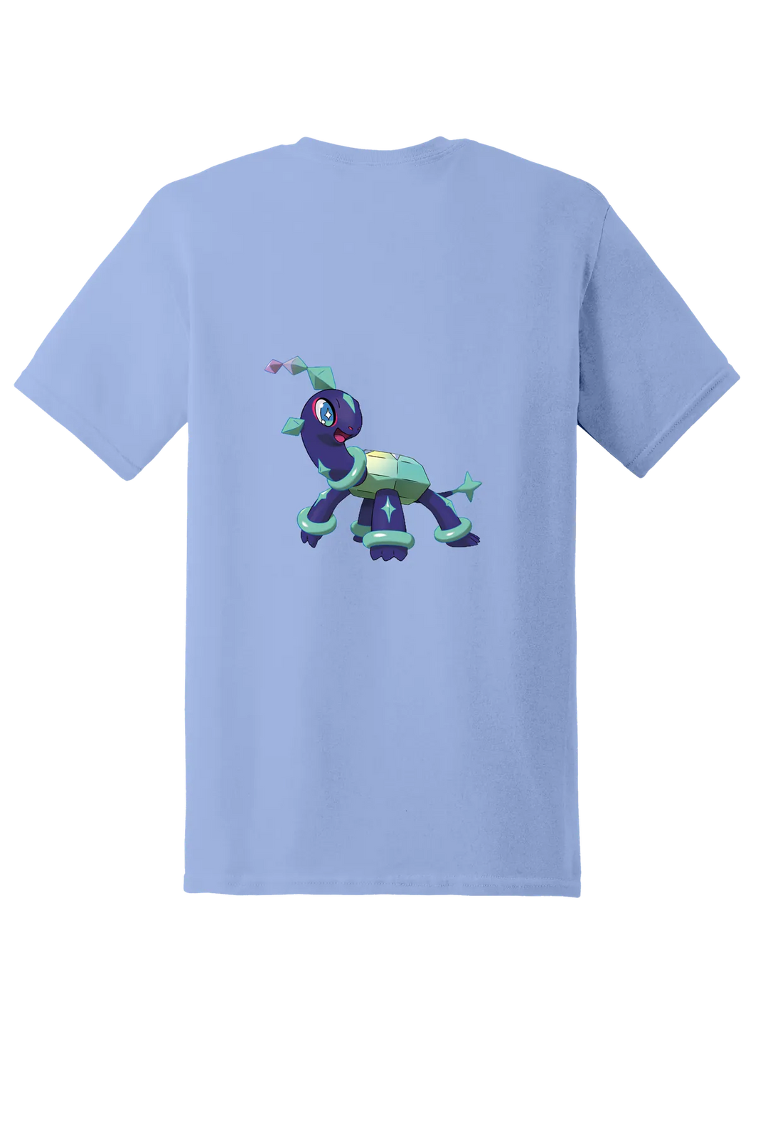 Pokemon Terapagos Tee, Carolina Blue, back print