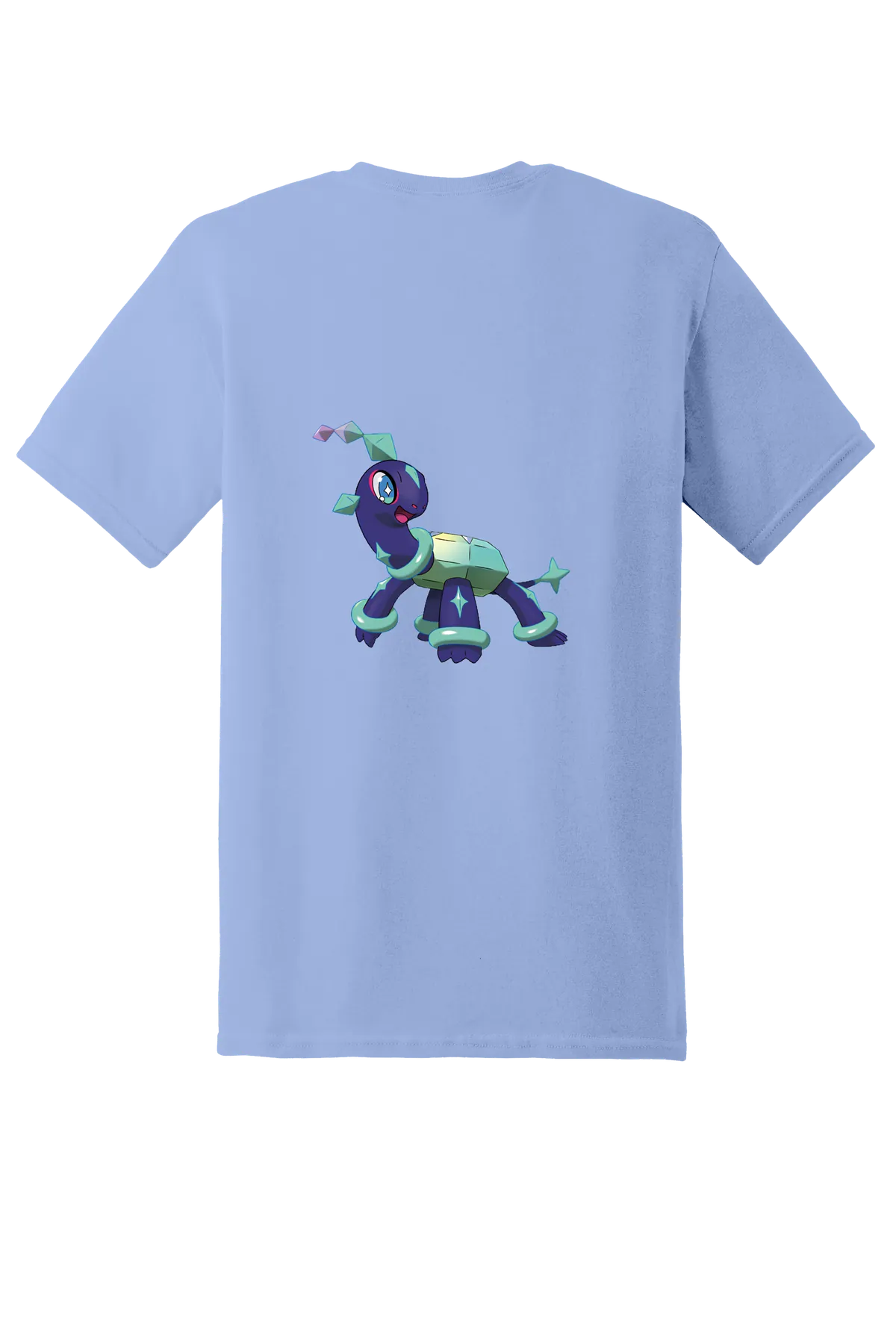 Pokemon Terapagos Tee, Carolina Blue, back print