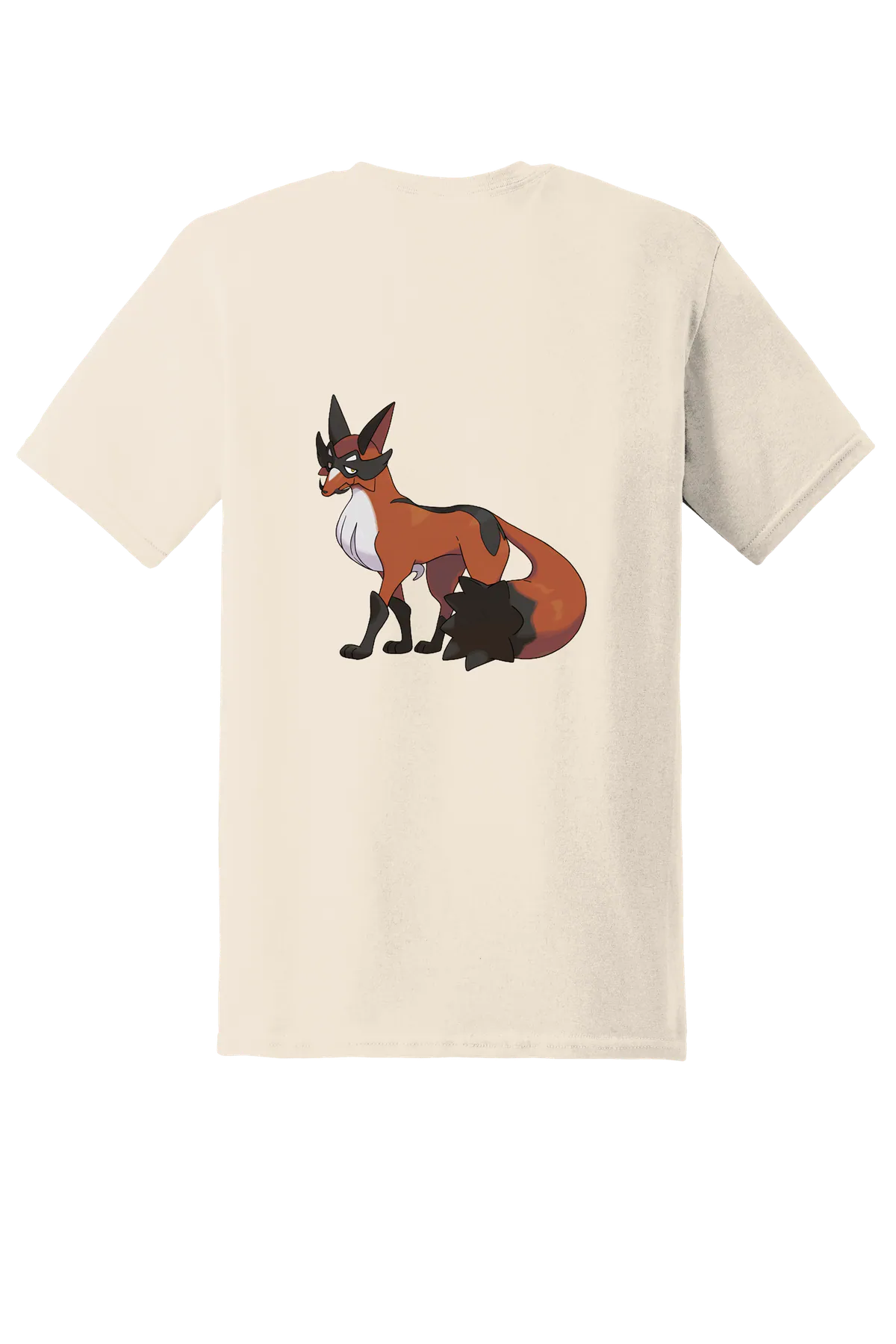 Pokemon Thievul Tee, Natural, back print