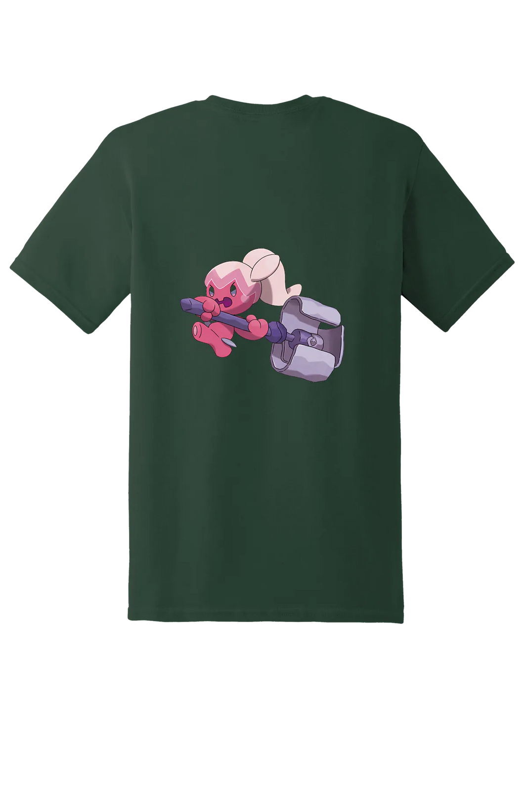 Pokemon Tinkatuff Tee, Fan Dark Green, back print