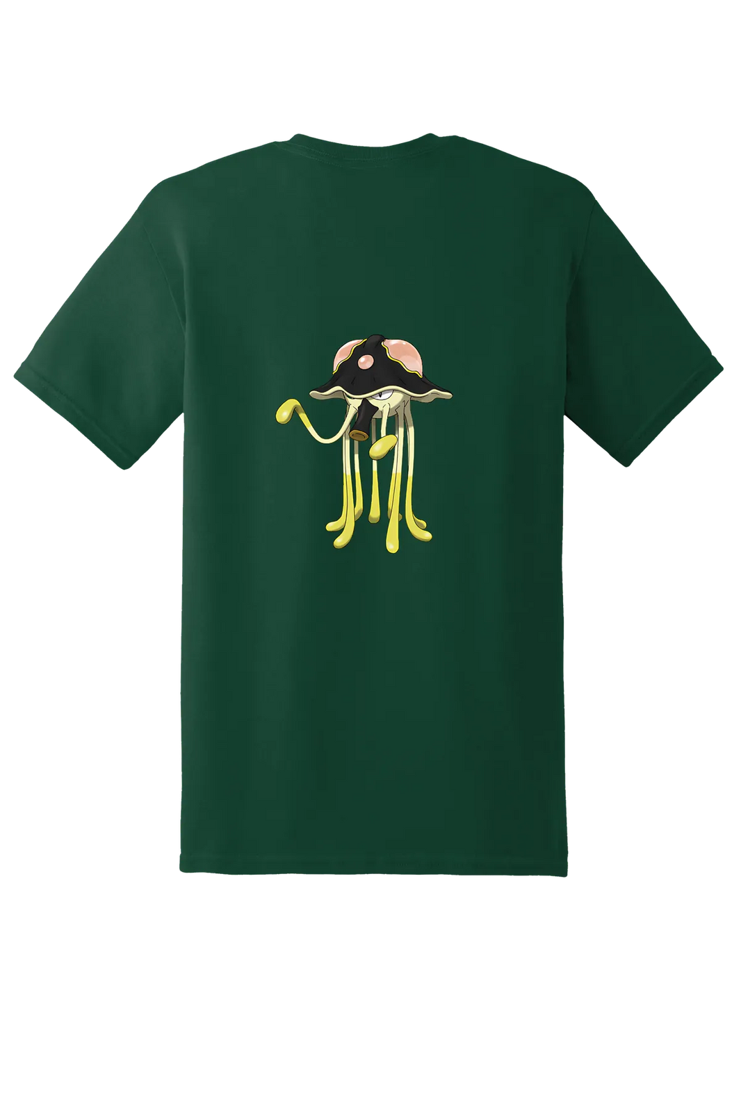 Pokemon Toedscruel Tee, Forest  Green, back print