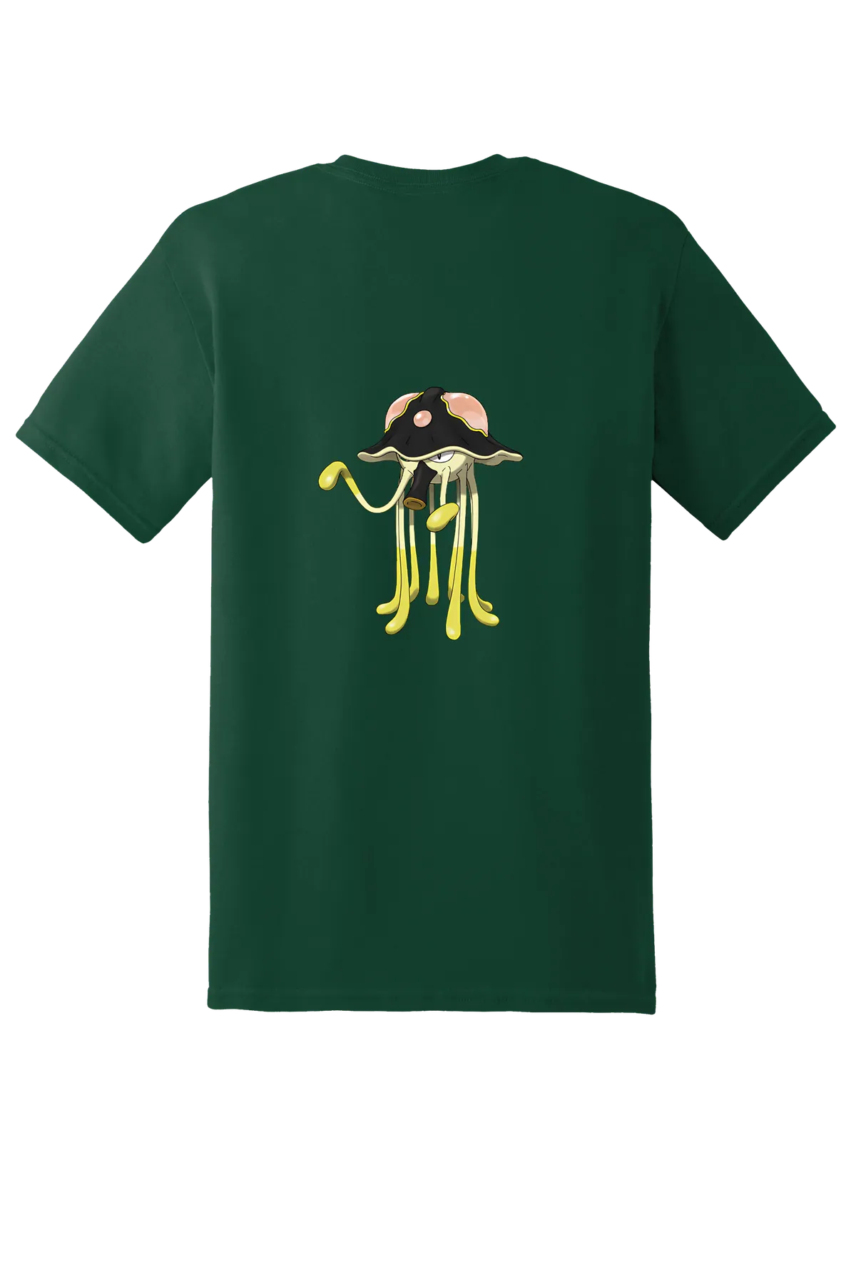 Pokemon Toedscruel Tee, Forest  Green, back print