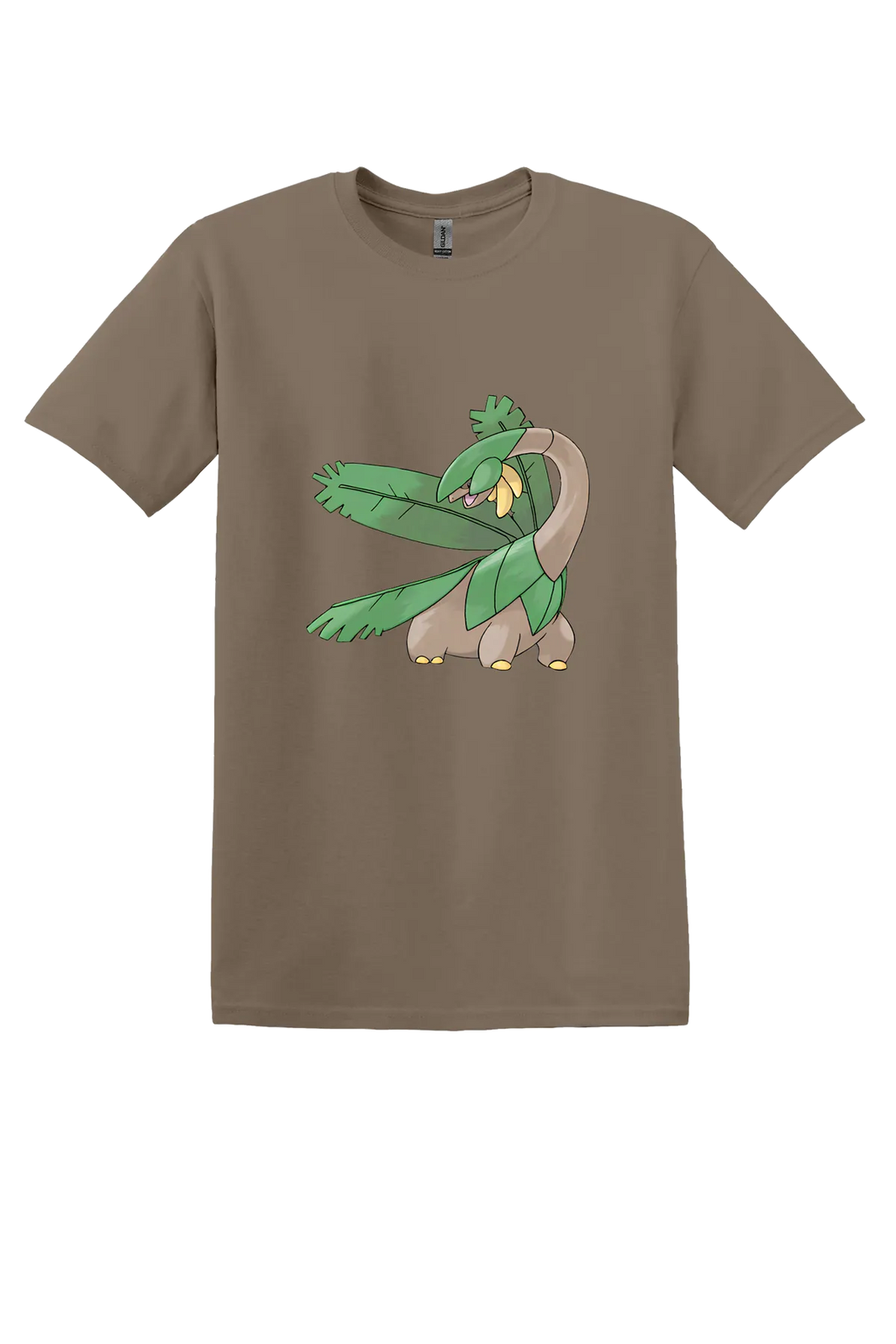 Pokemon Tropius Tee, Brown Savana, front print