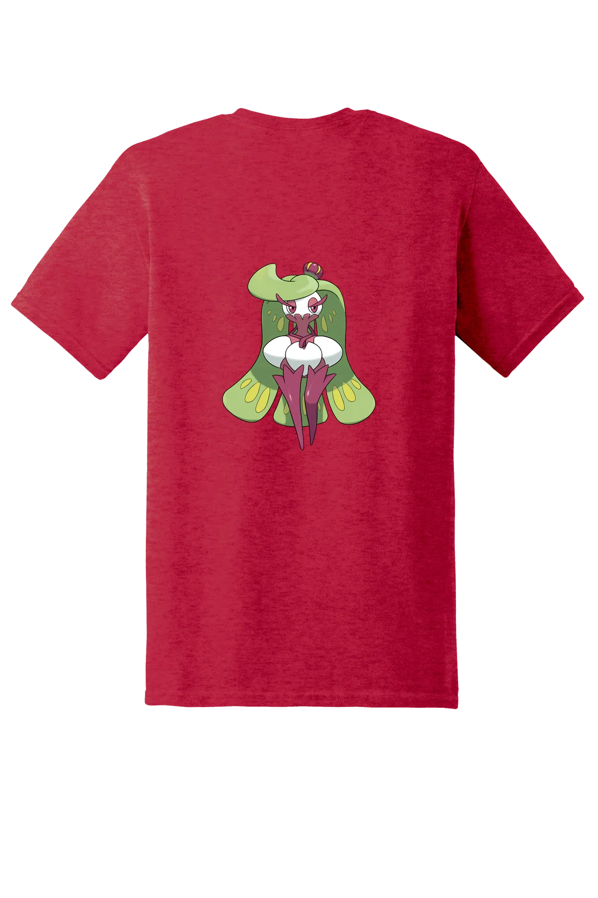 Pokemon Tsareena Tee, Heather Red, back print
