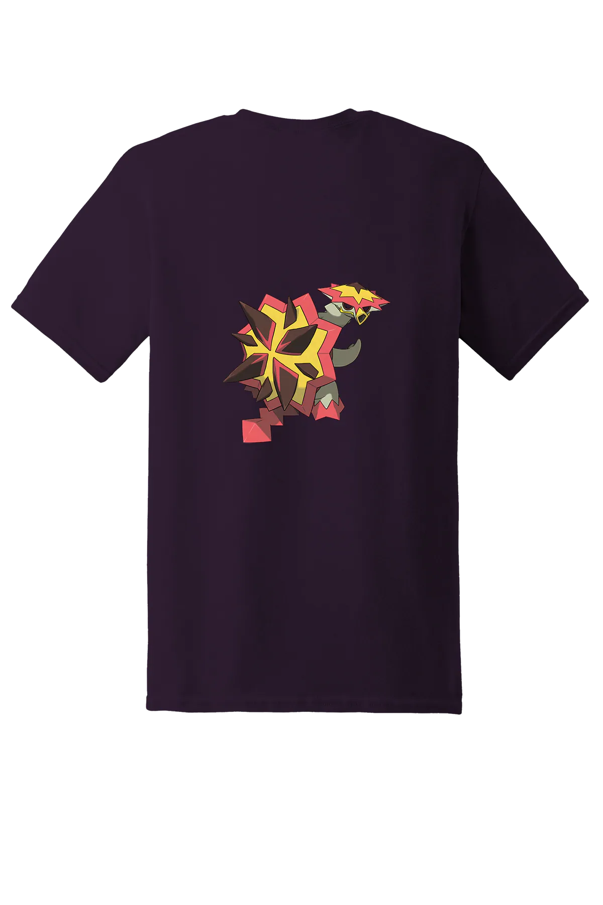 Pokemon Turtonator Tee, Blackberry, back print