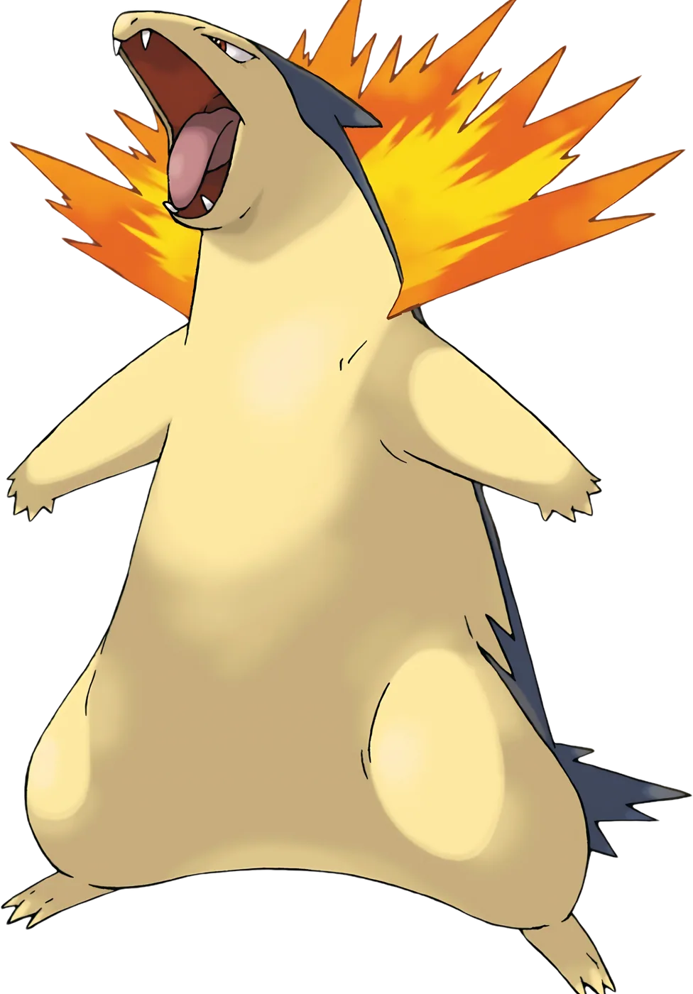 Pokemon Typhlosion Tee, artwork, front print