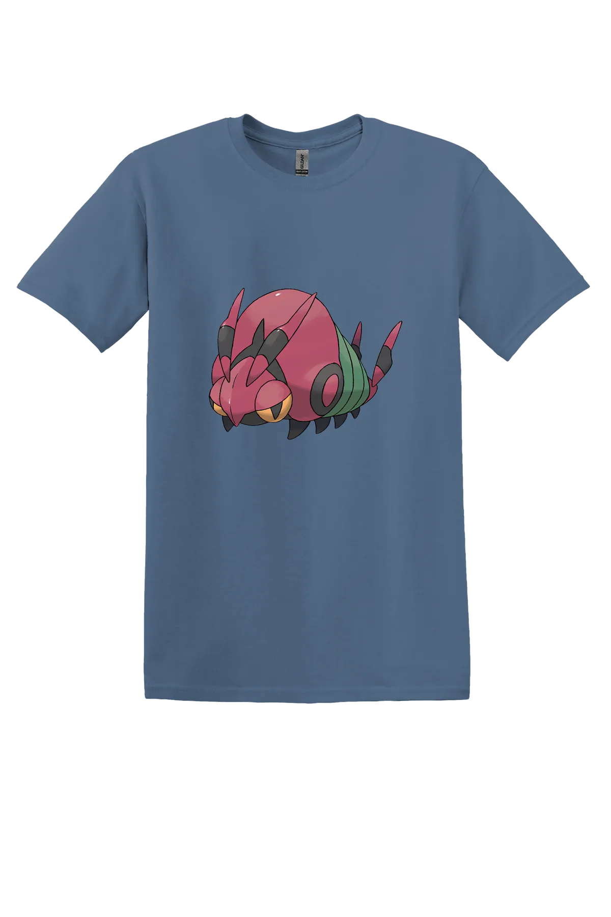 Pokemon Venipede Tee, Indigo Blue, front print