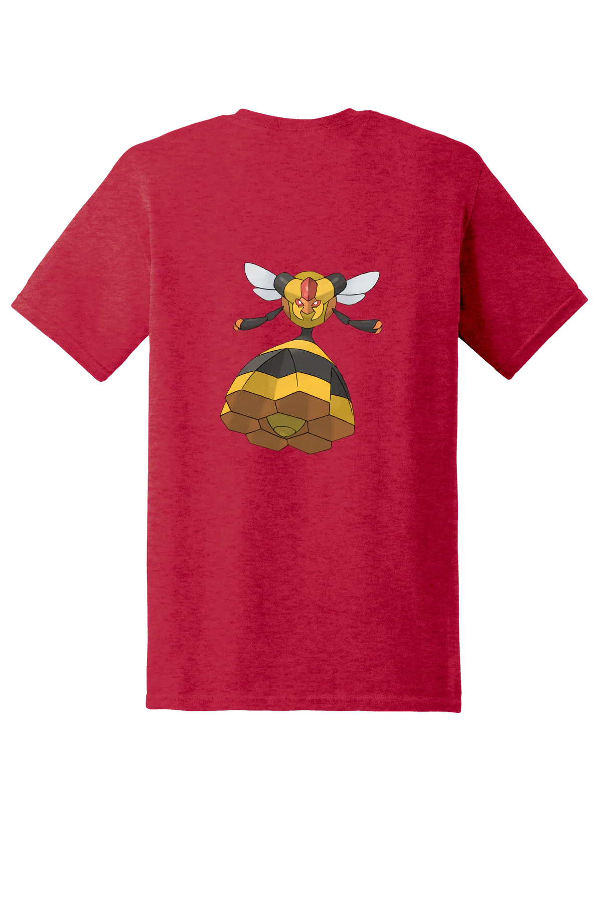 Pokemon Vespiquen Tee, Heather Red, back print
