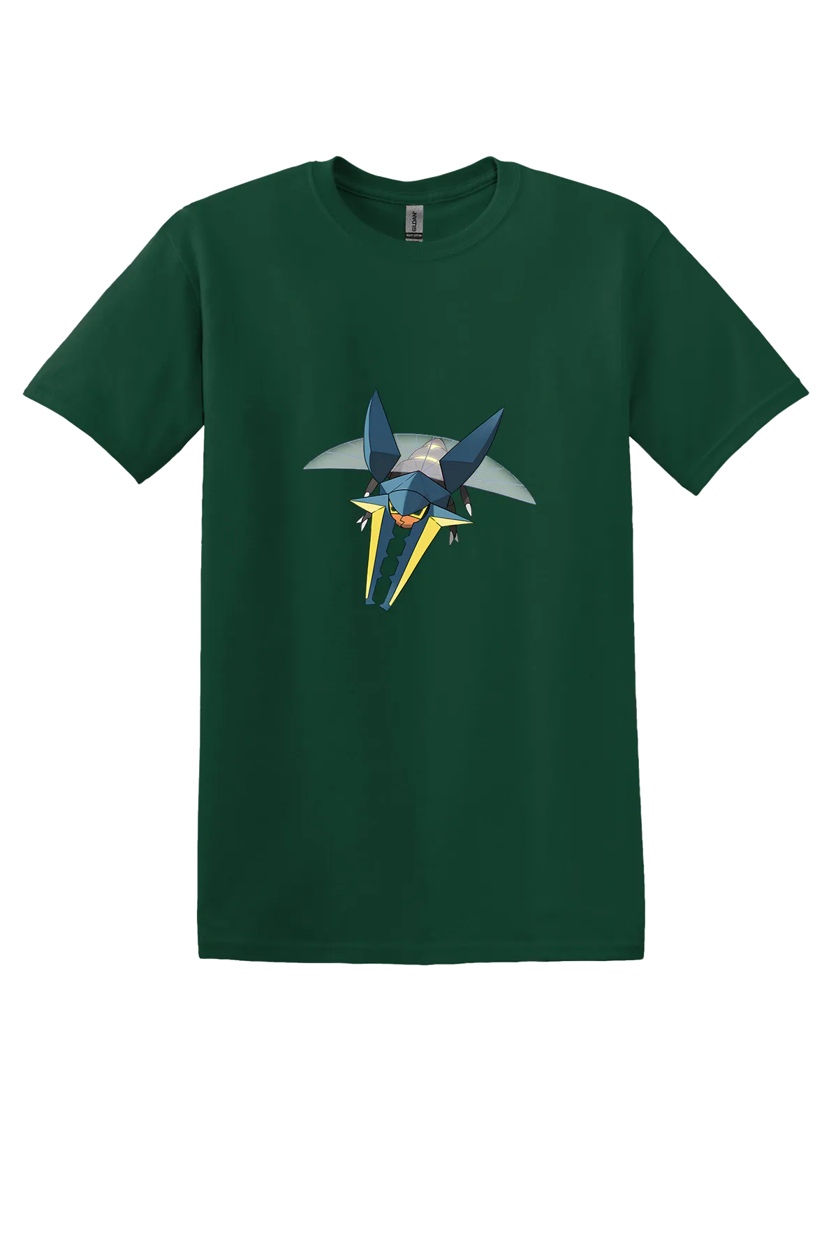 Pokemon Vikavolt Tee, Forest Green, front print