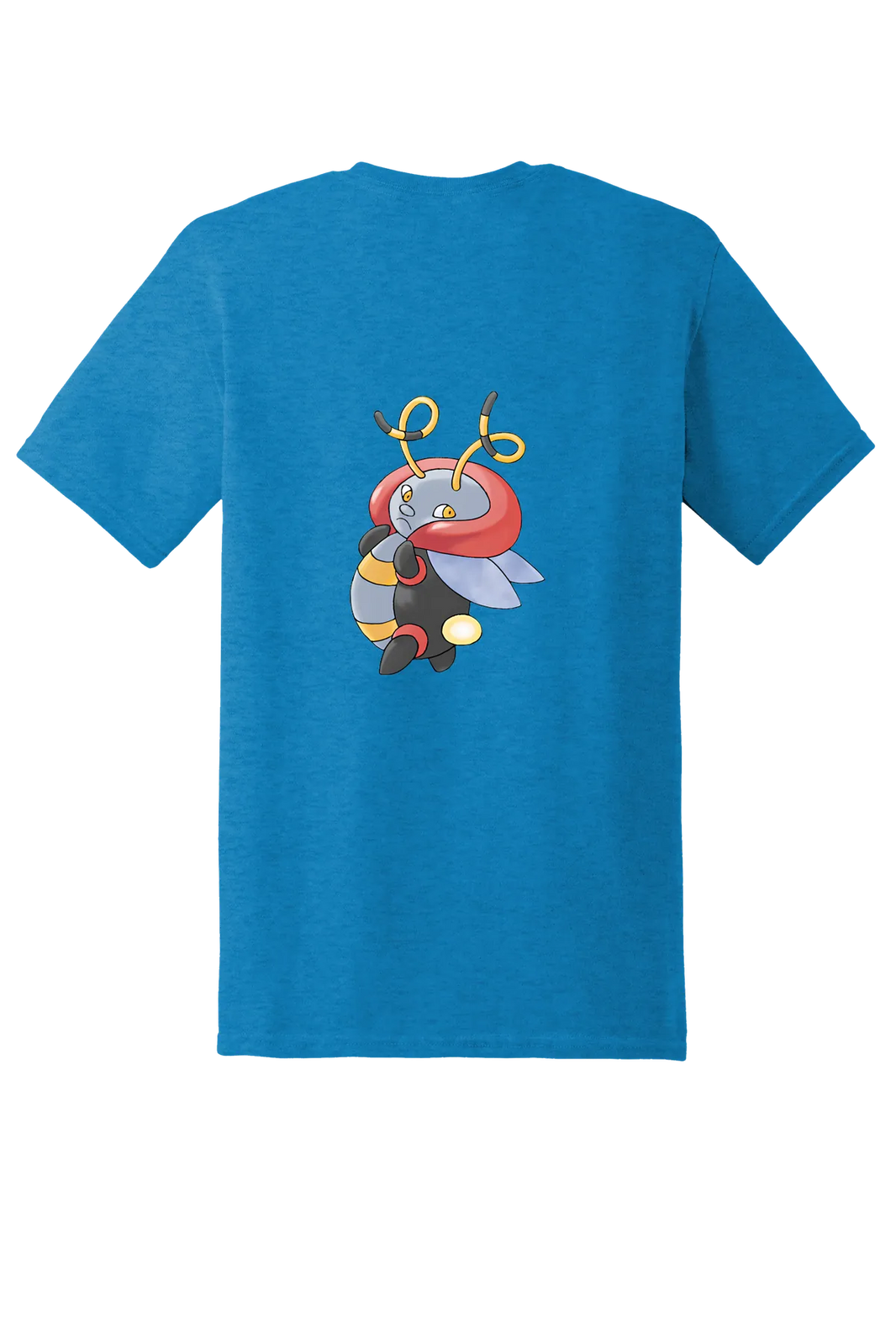 Pokemon Volbeat Tee, Heather Sapphire, back print