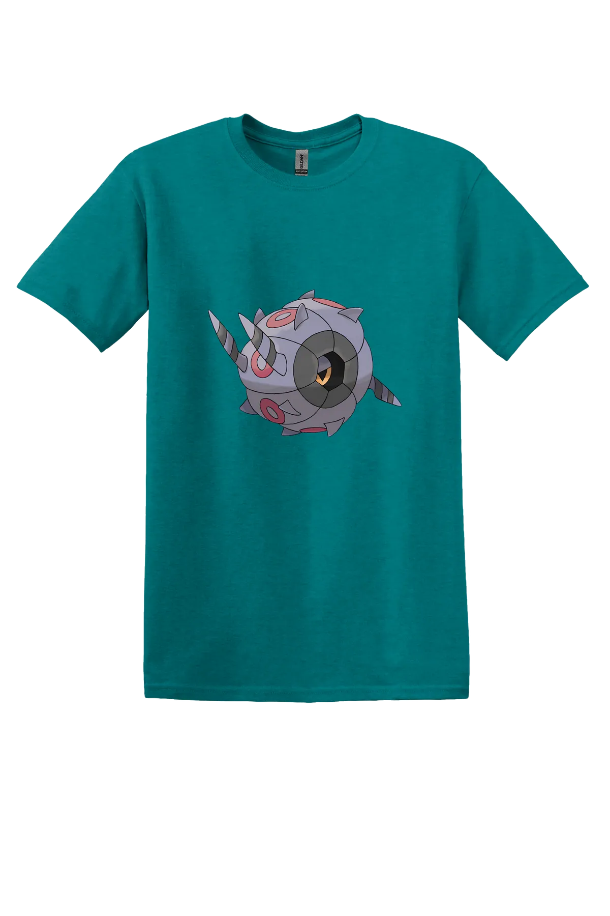 Pokemon Whirlipede Tee, Antique Jade Dome, front print