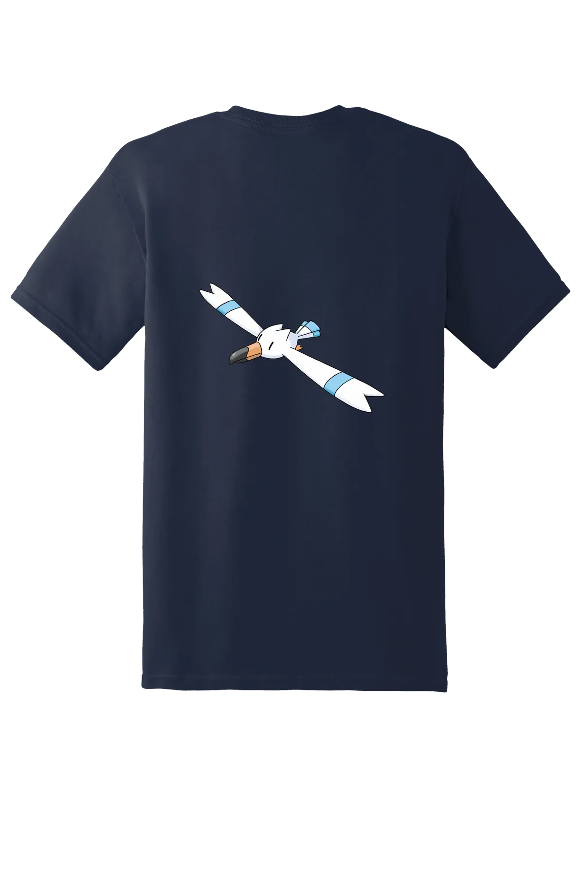 Pokemon Wingull Tee, Navy, back print