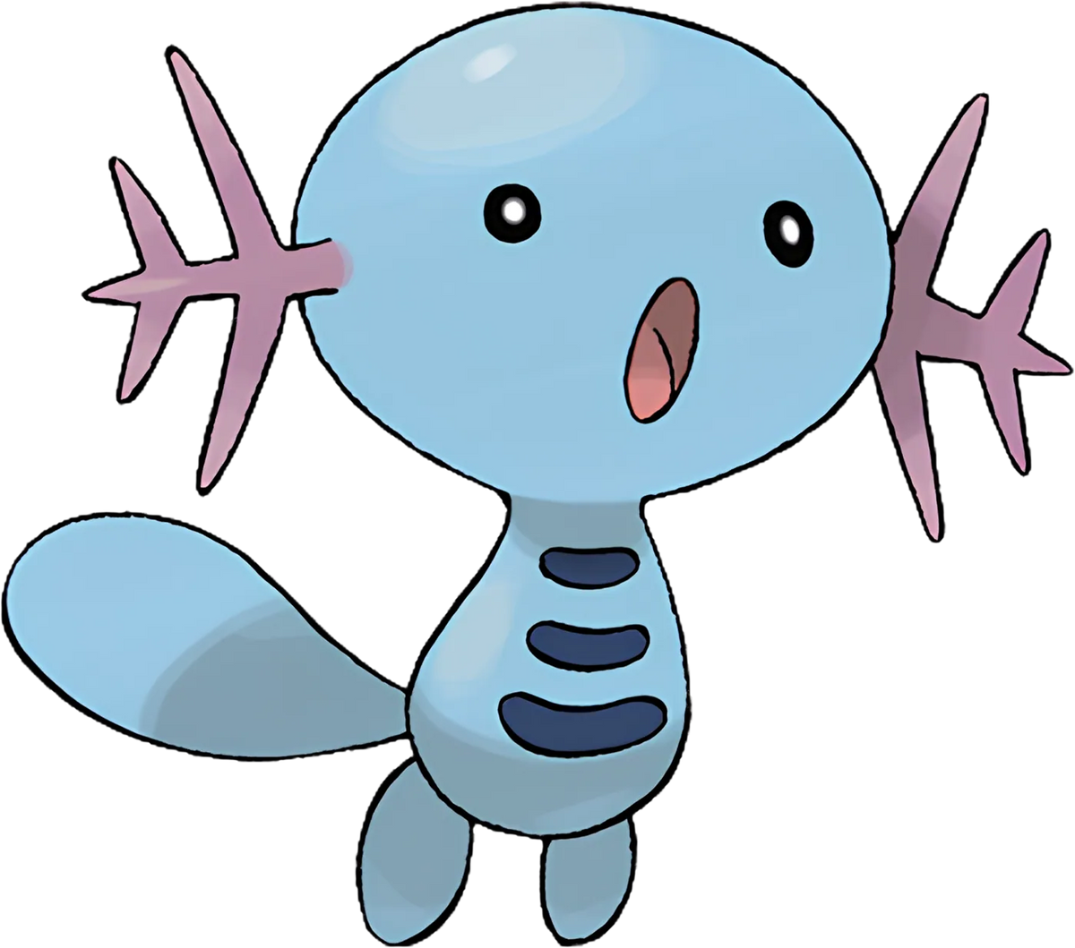 Pokemon Wooper Tee, artwork, front print