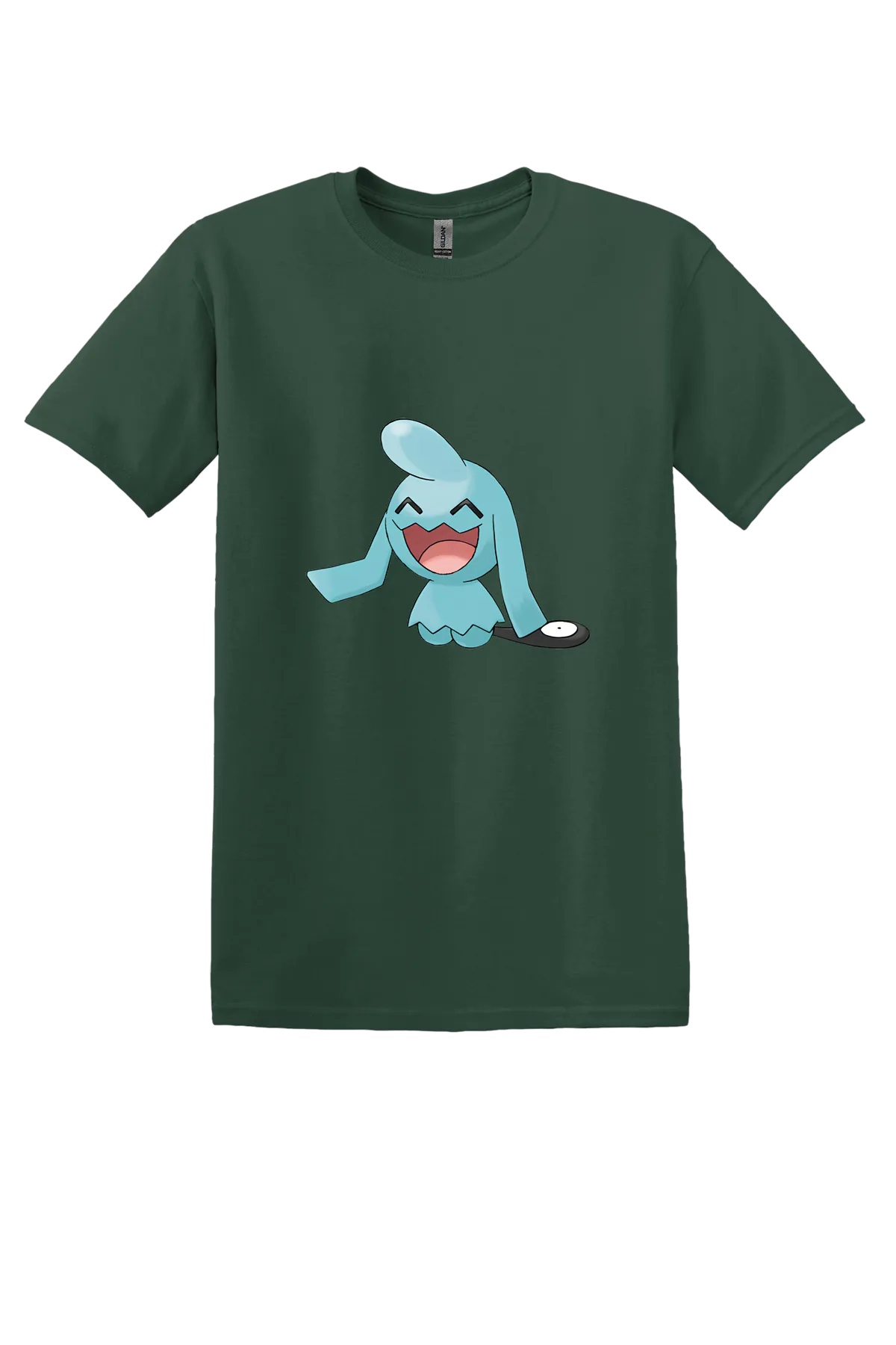 Pokemon Wynaut Tee, Fan Dark Green, front print
