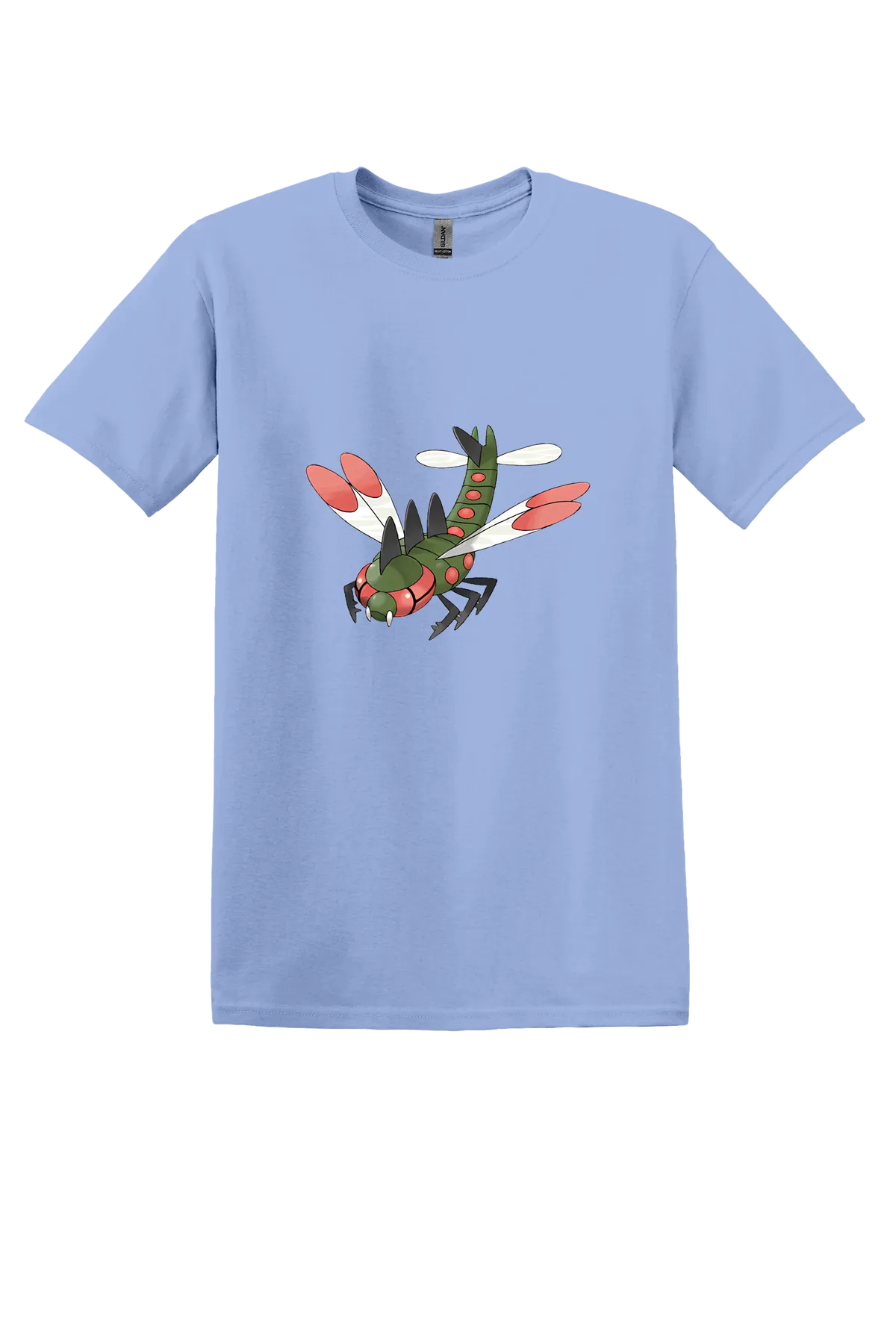 Pokemon Yanmega Tee, Carolina Blue, front print