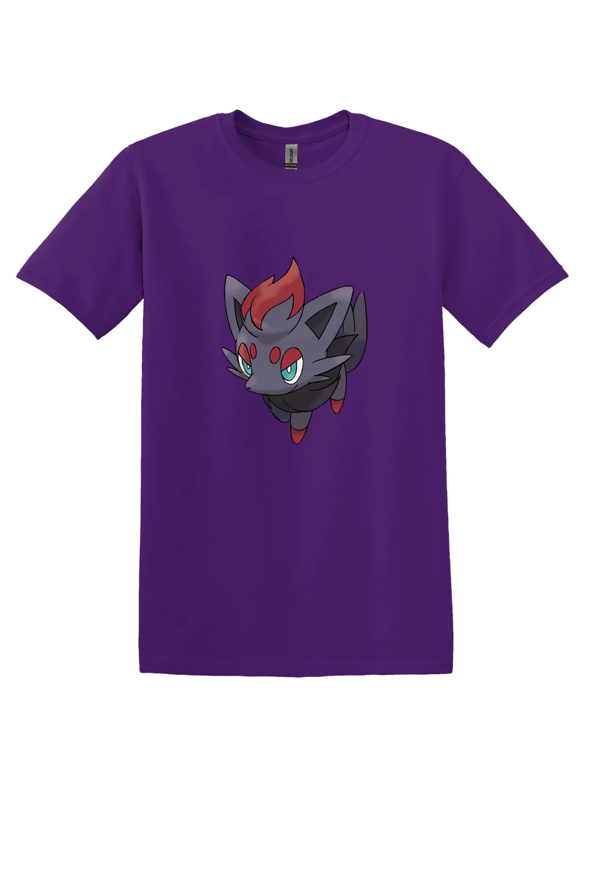 Pokemon Zorua Tee, Purple, front print