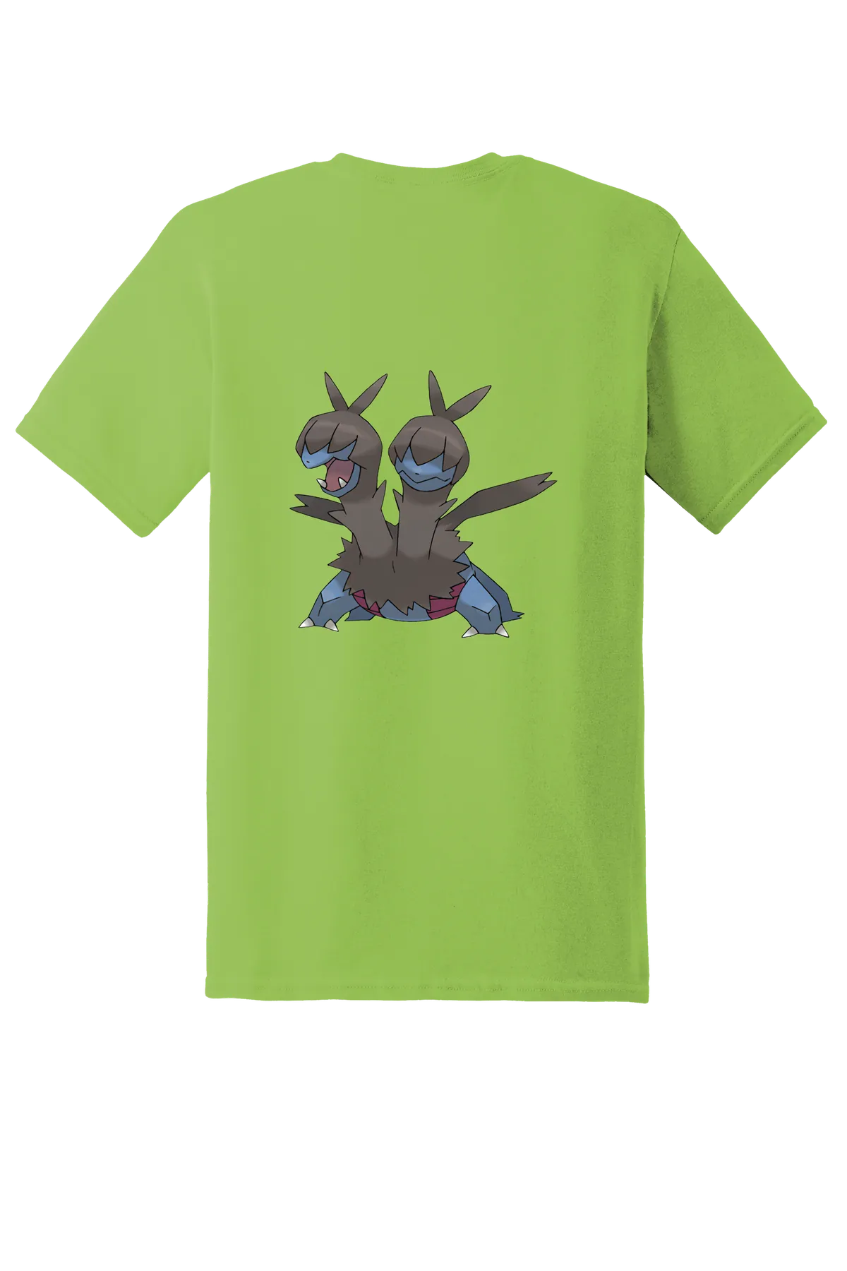 Pokemon Zweilous Tee, Kiwi, back print