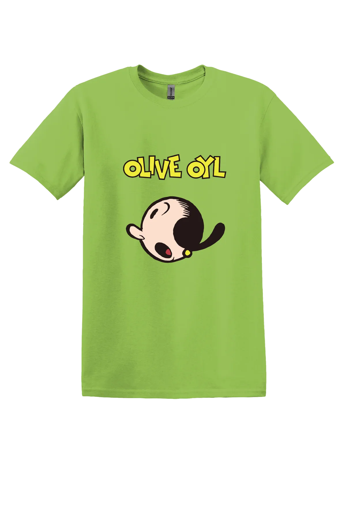 Popeye the Sailor 100 Tee, Kiwi, front print