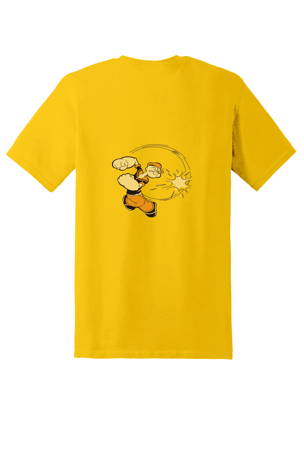 Popeye the Sailor 25 Tee, Daisy, back print