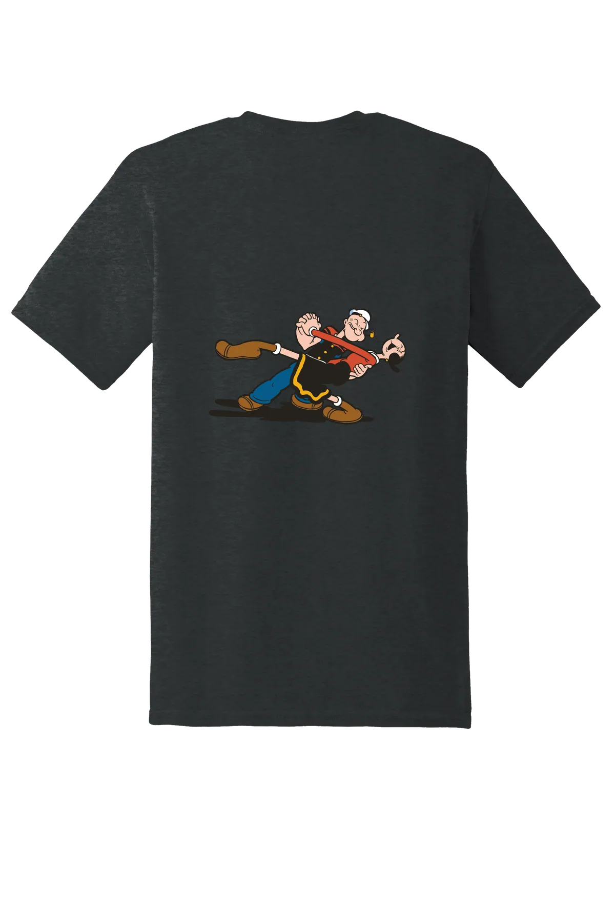 Popeye the Sailor 35 Tee, Tweed, back print
